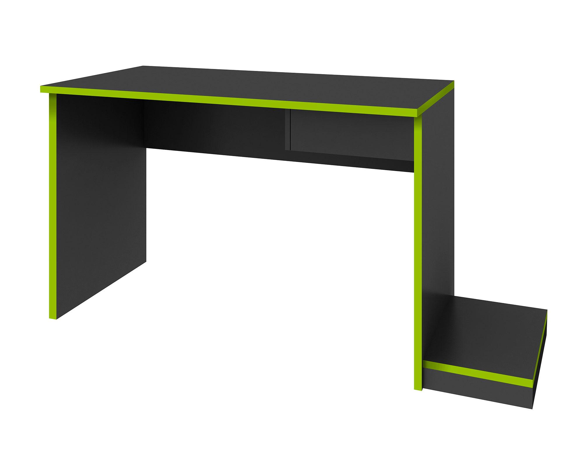 Escritorio Gamer negro/verde MobilFrank-1