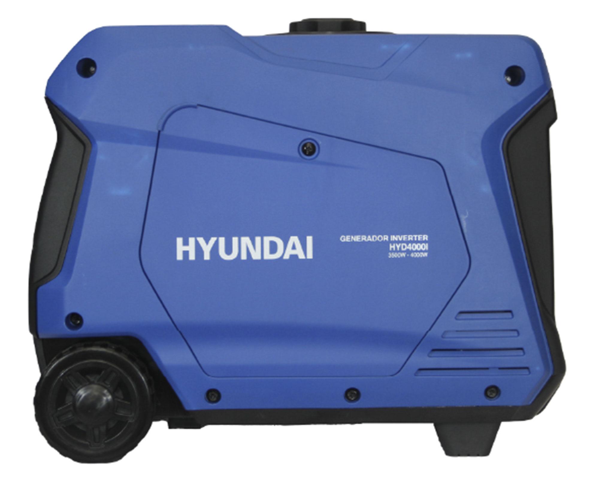 Generador inverter eléctrico gasolina 4000W 12 lt HYD4000i Hyundai-1