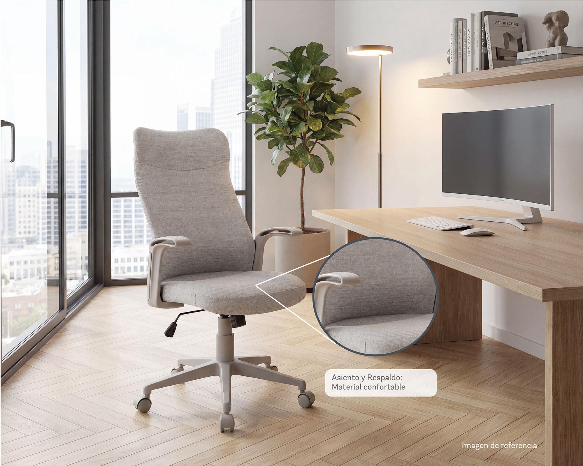 Silla ejecutiva Fabric gris M+Design-3