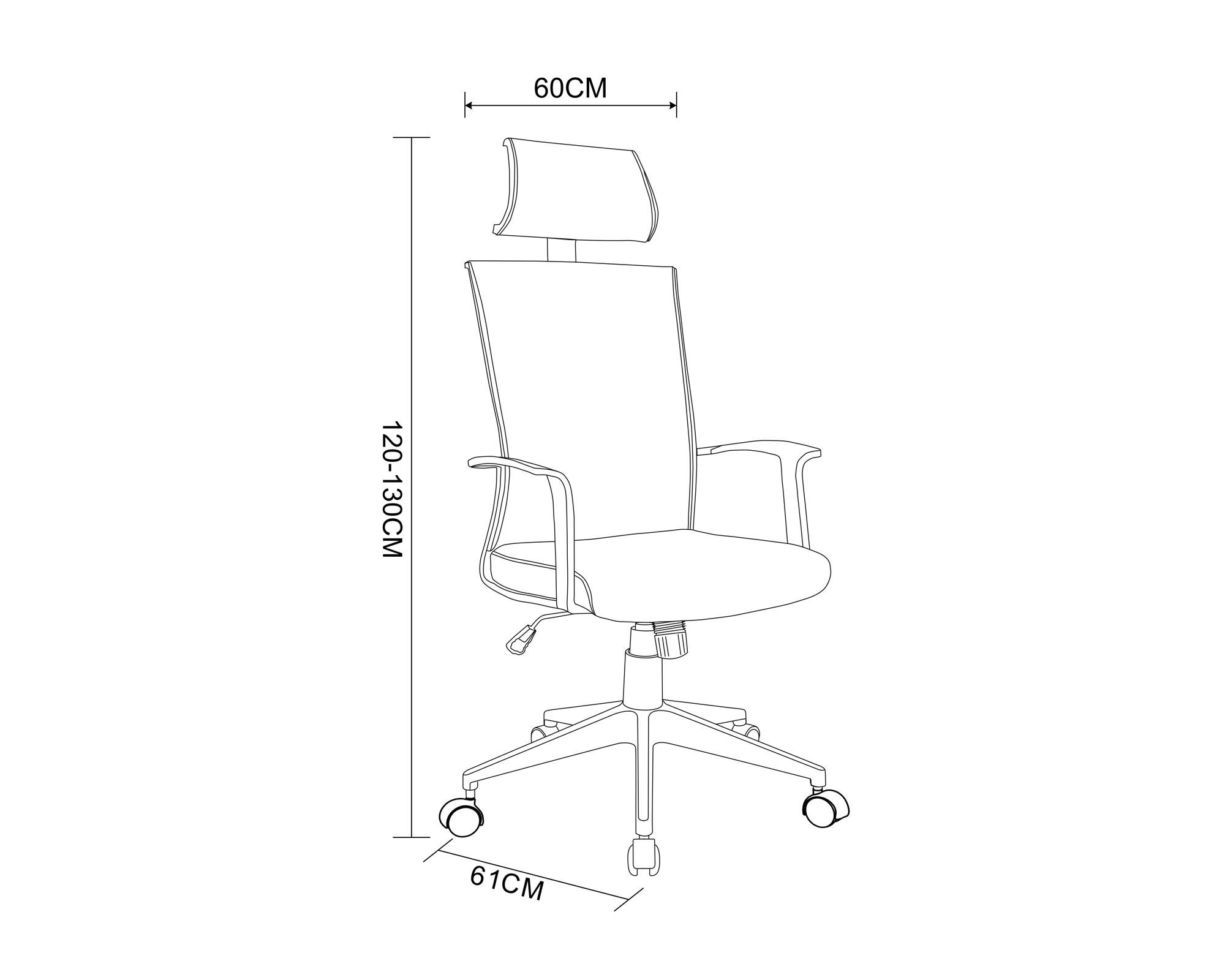Silla de escritorio ejecutiva Emma rosado M+Design-4