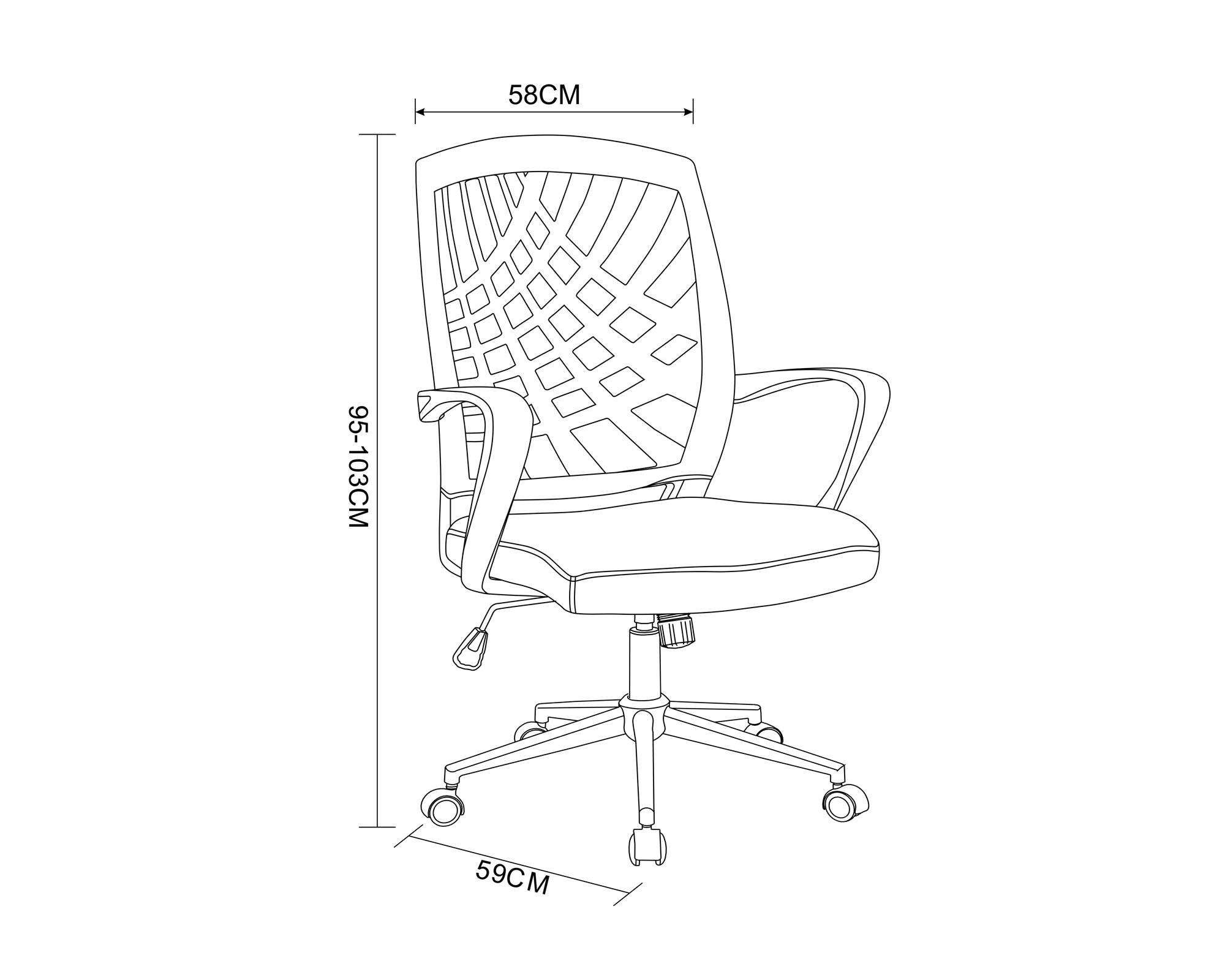 Silla PC Alto tráfico negro M+Design-4