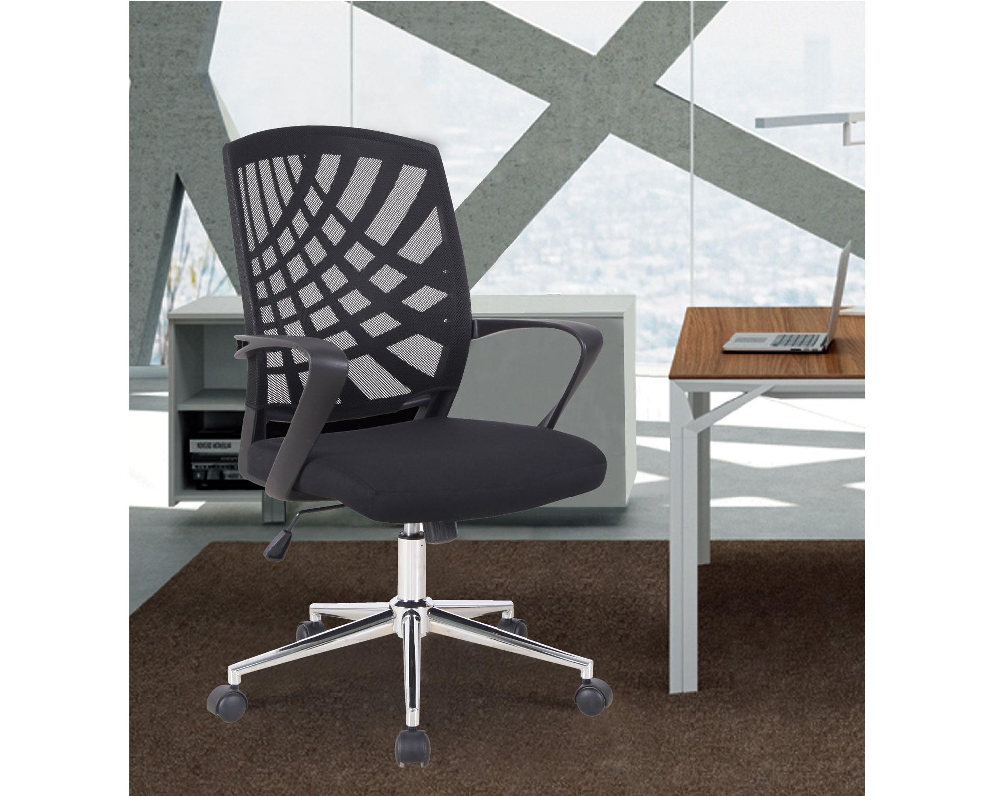 Silla PC Alto tráfico negro M+Design-3