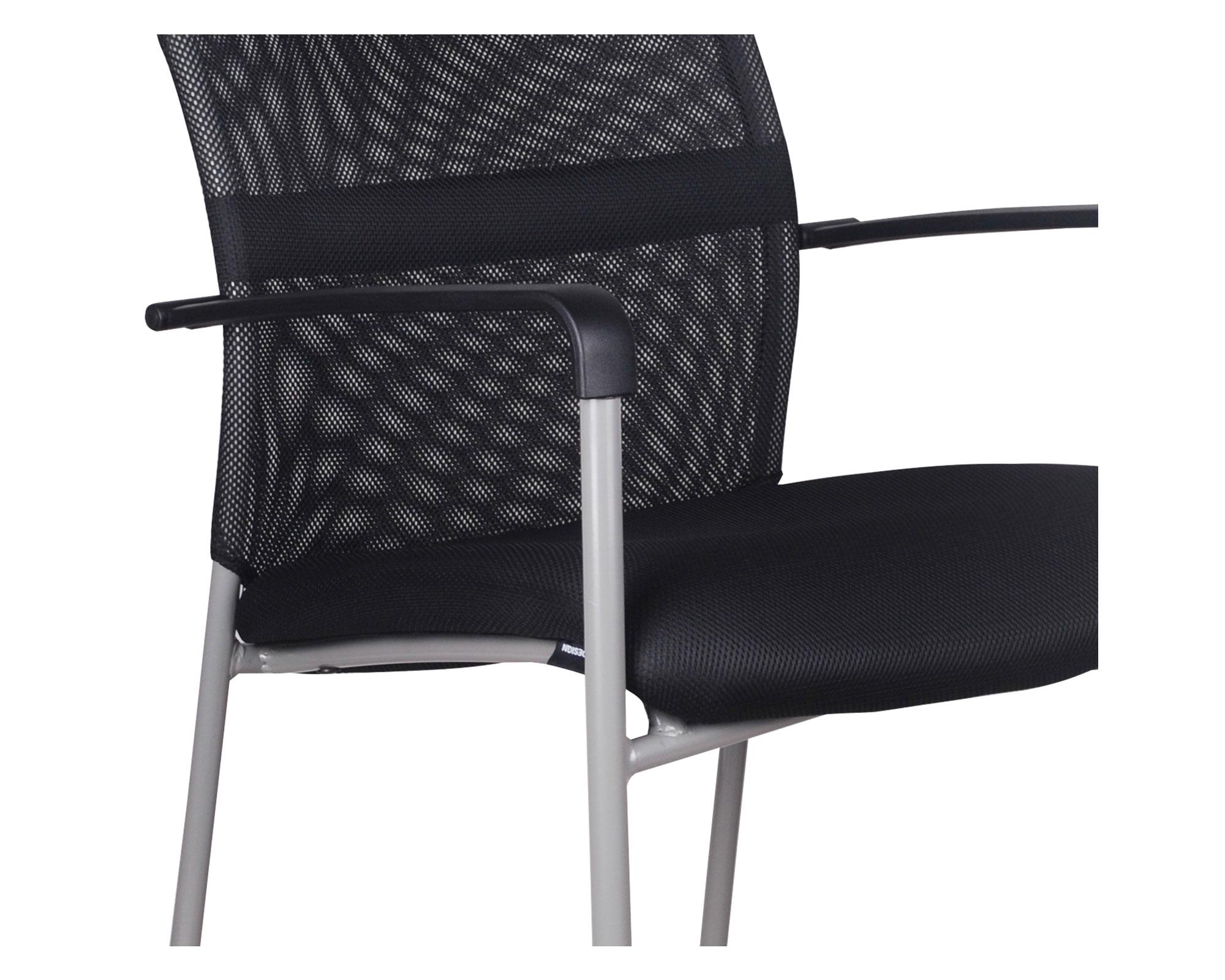 Silla visita Malla negro M+Design-2