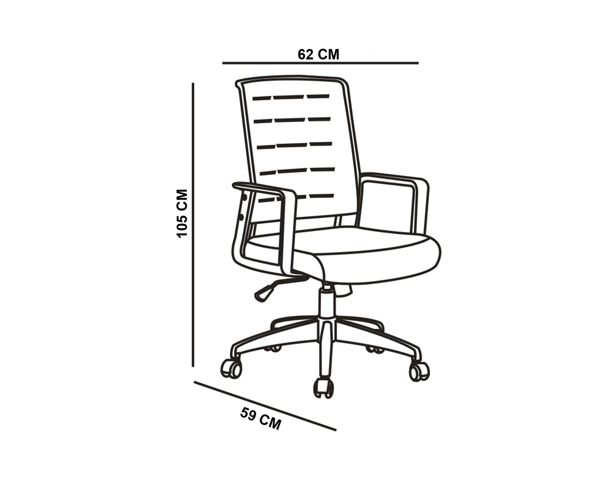 Silla de escritorio Bardo gris M+Design-4