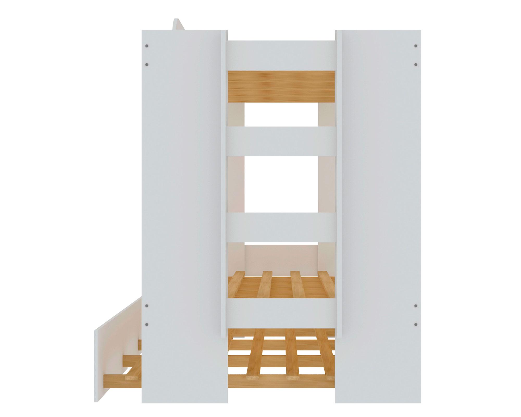Camarote + cama auxiliar blanco M+Design-3