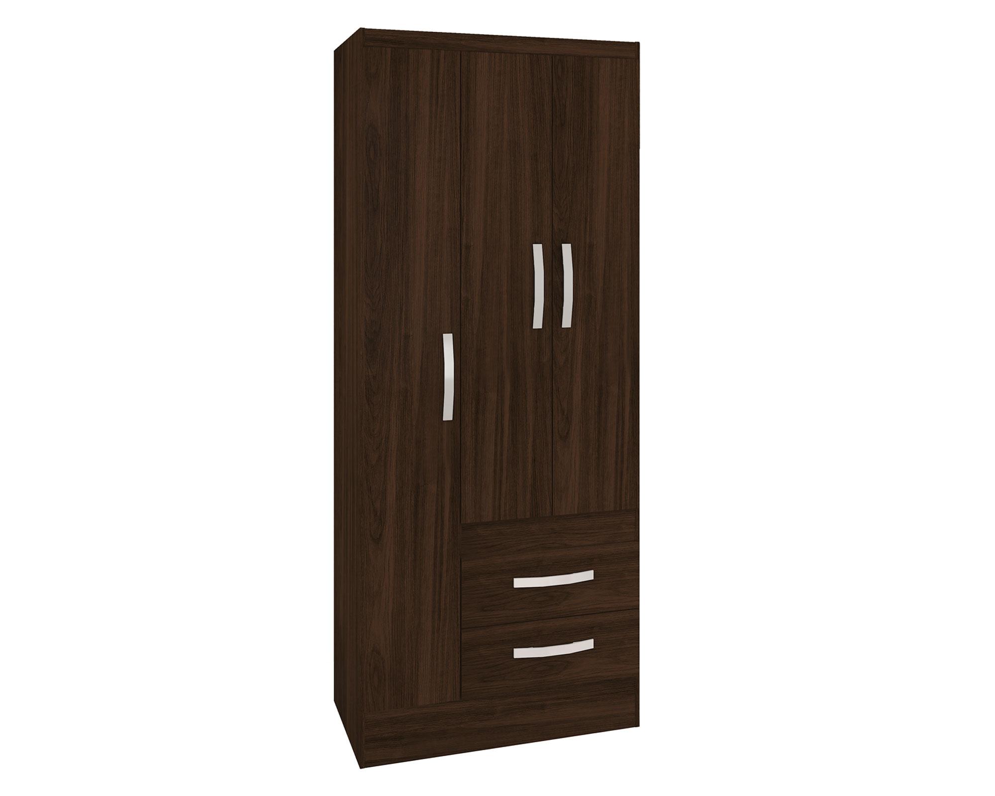 Clóset 3 puertas 2 cajones tabaco M+Design-2