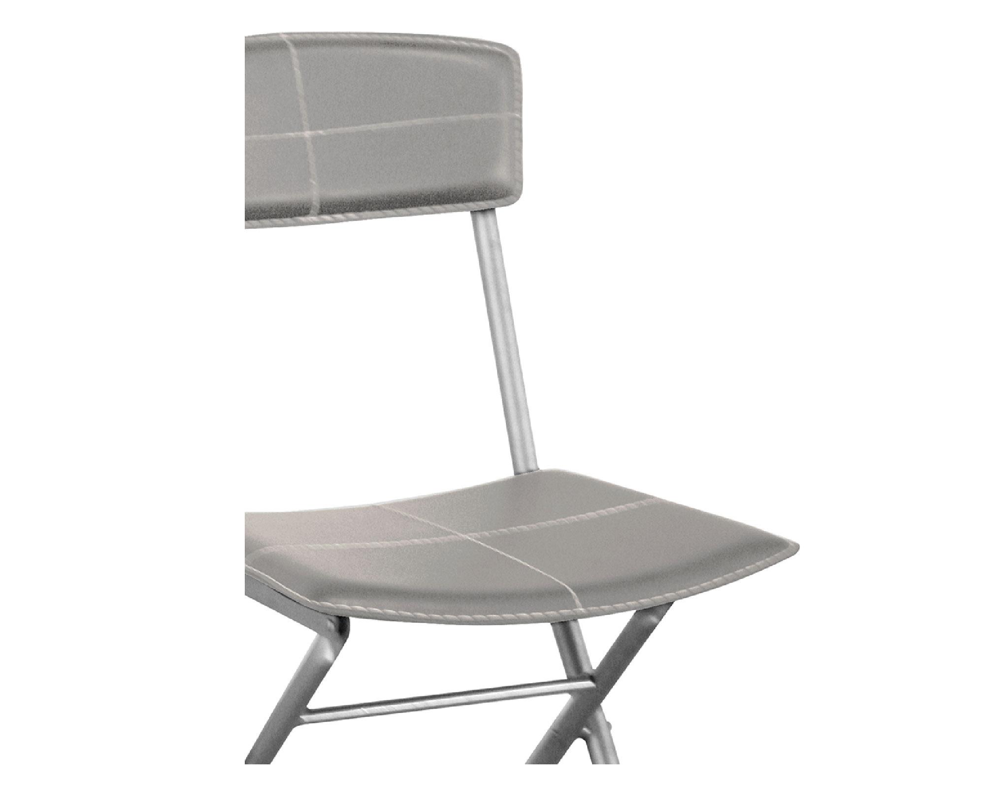 Silla plegable gris M+Design-1