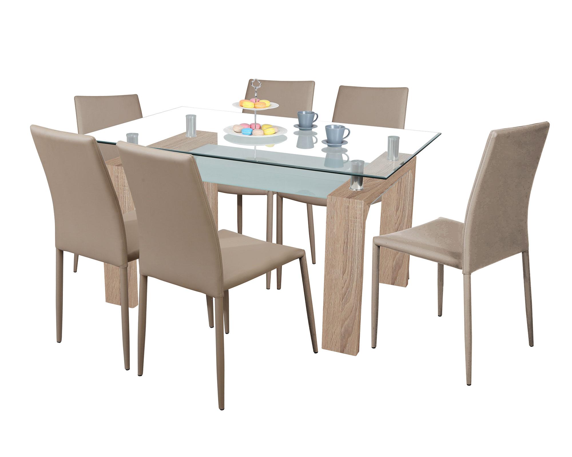 Comedor 6 sillas natural M+Design-0