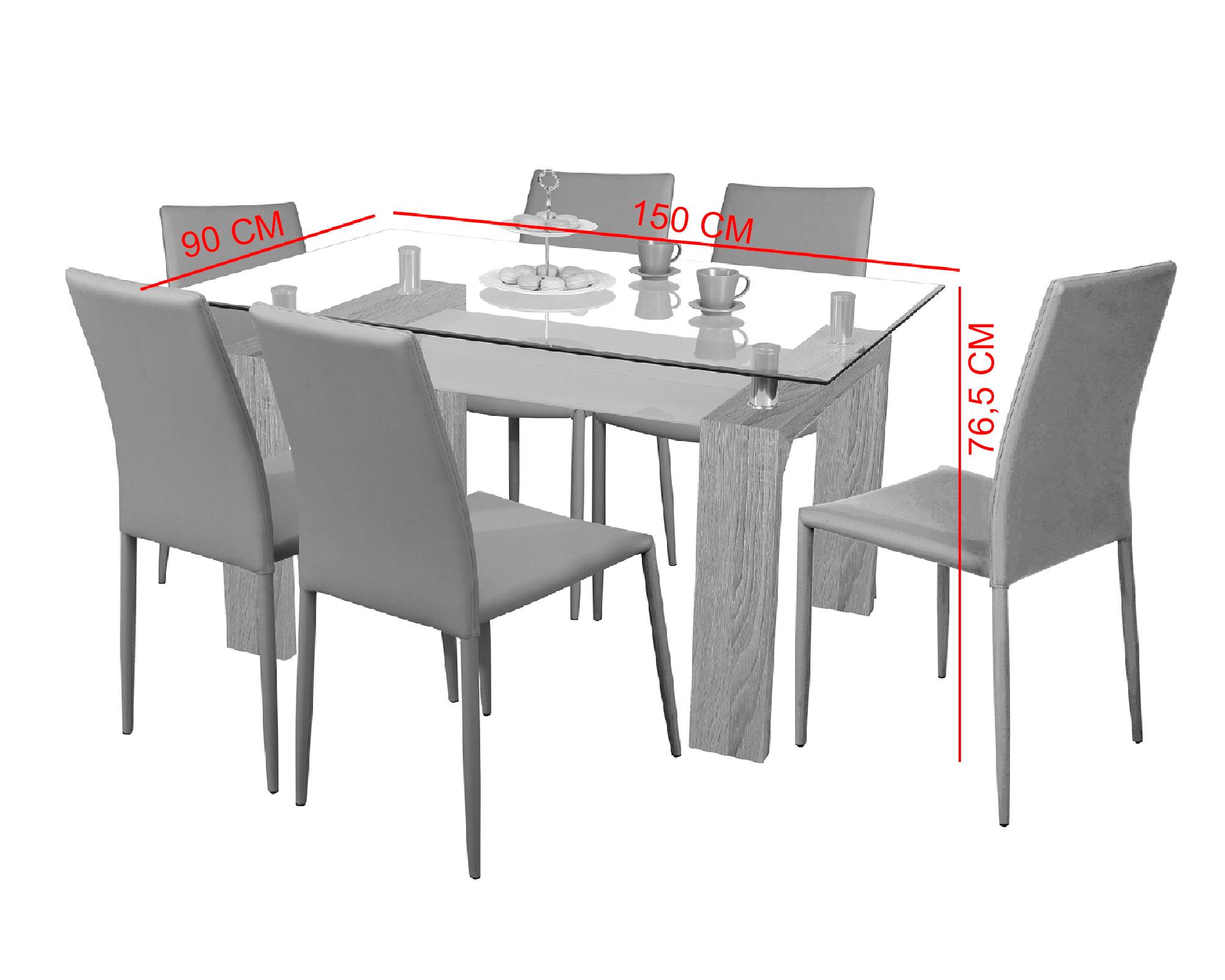 Comedor 6 sillas natural M+Design-2