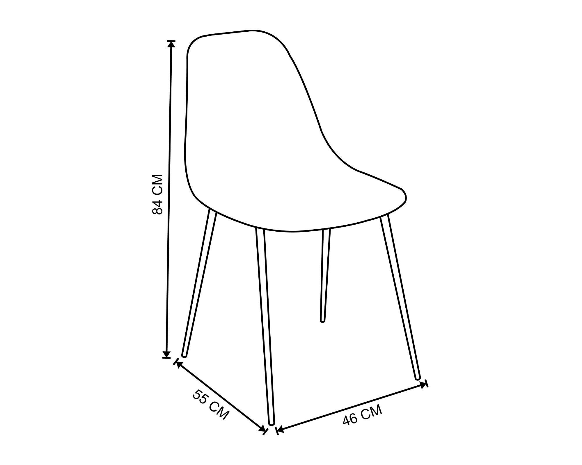 Silla Olivia olivo M+Design-5