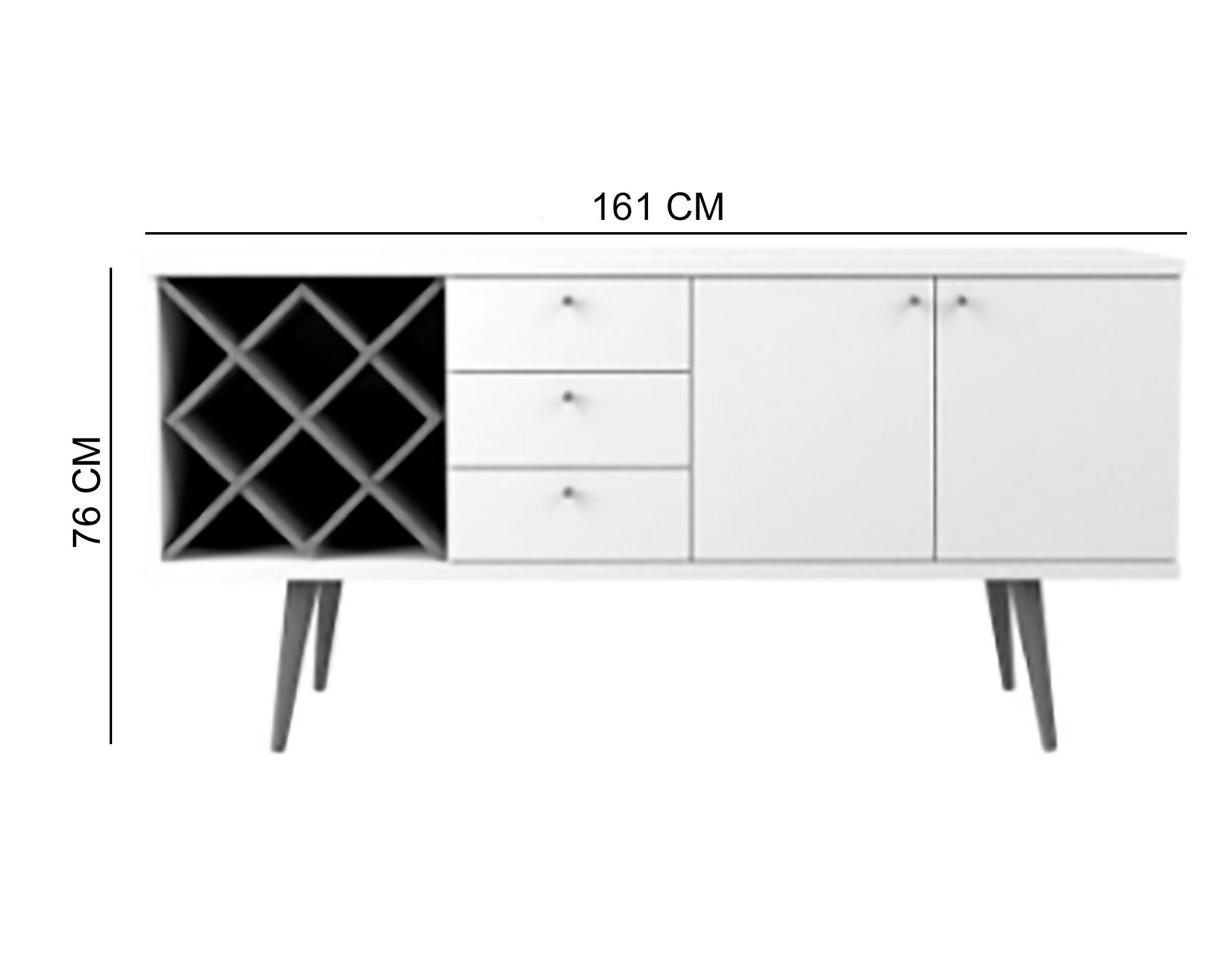 Buffet Lizzie blanco/natural M+Design-2