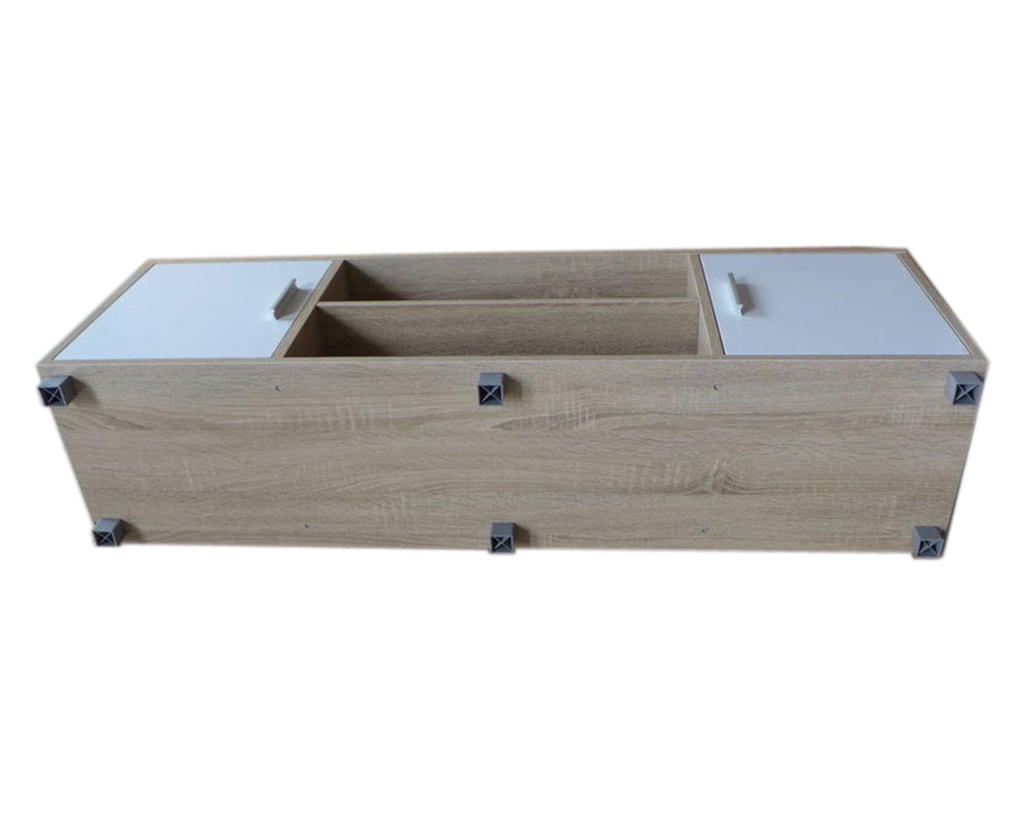Rack TV Benitto natural/blanco M+Design-2