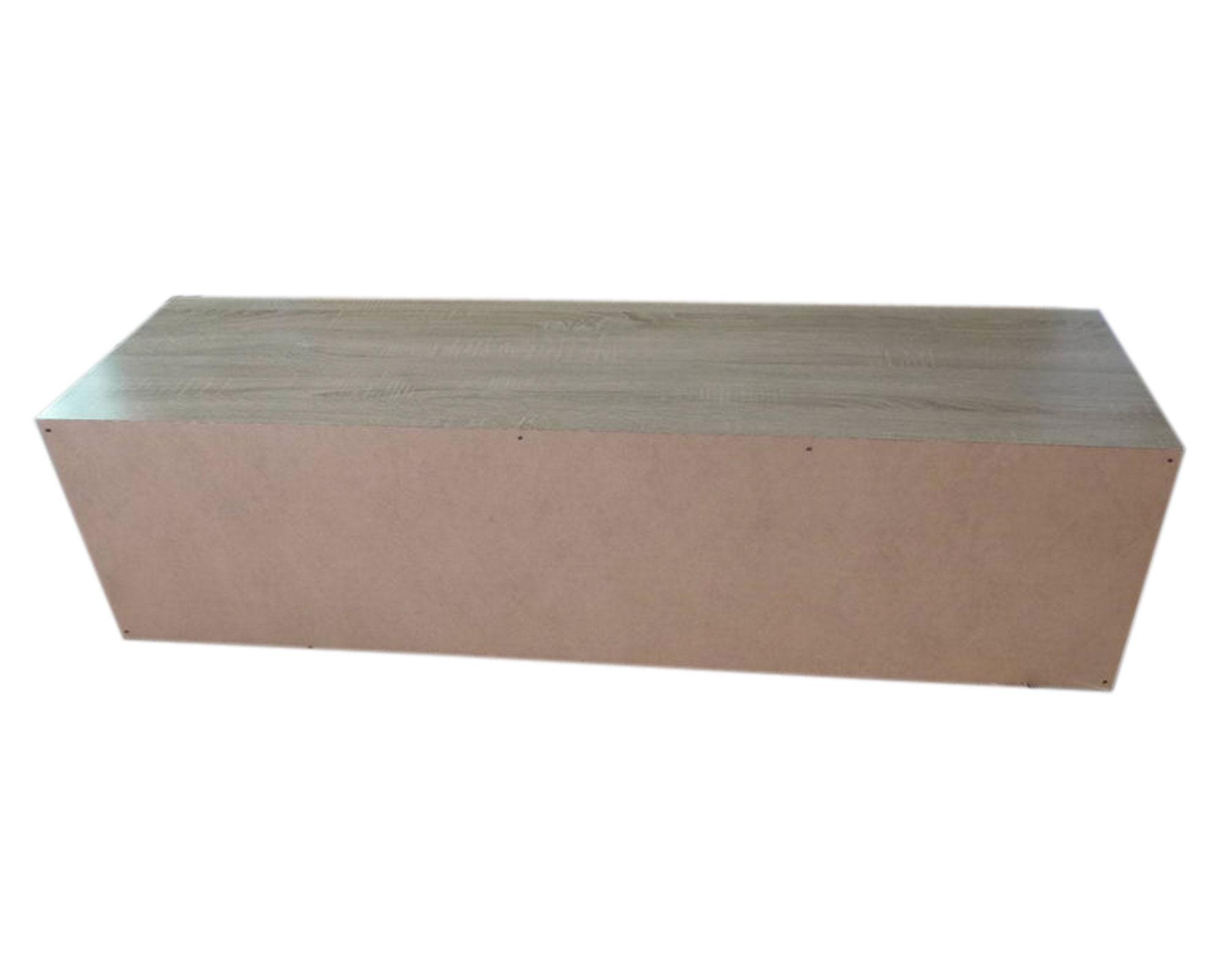 Rack TV + librero natural M+Design-4