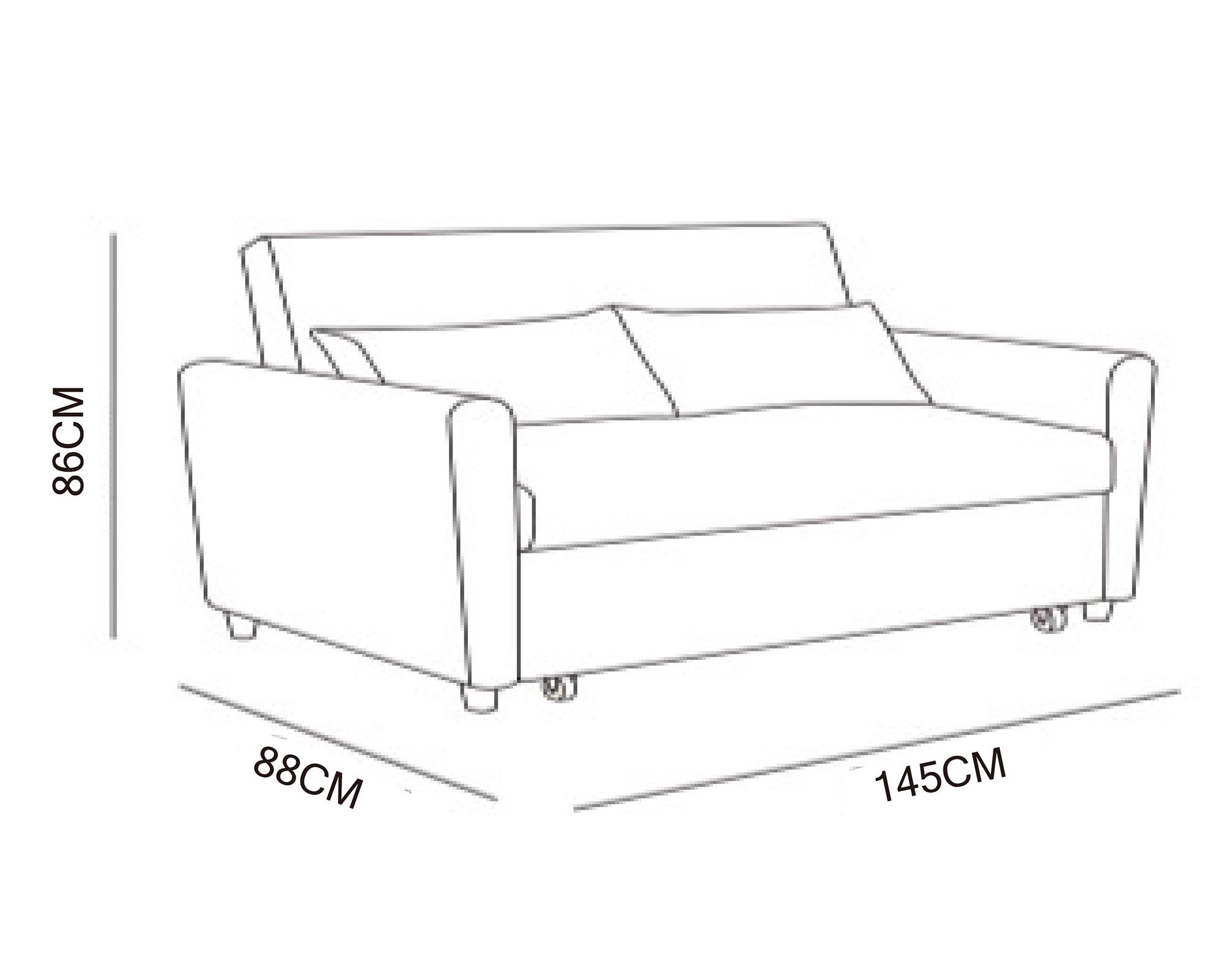 Sofá cama Murray azul M+Design-4