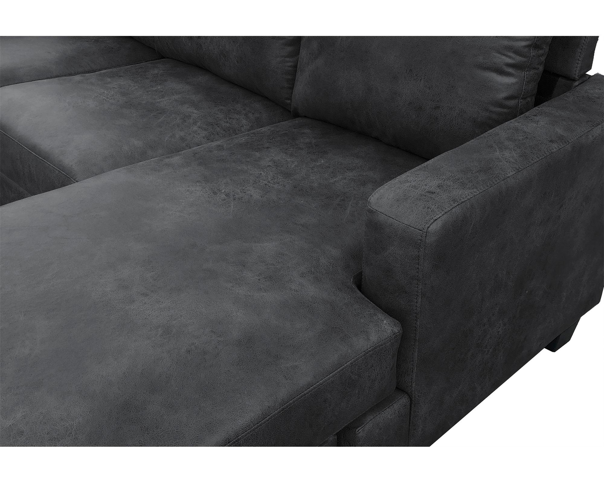 Sofá seccional Roger negro M+Design-2