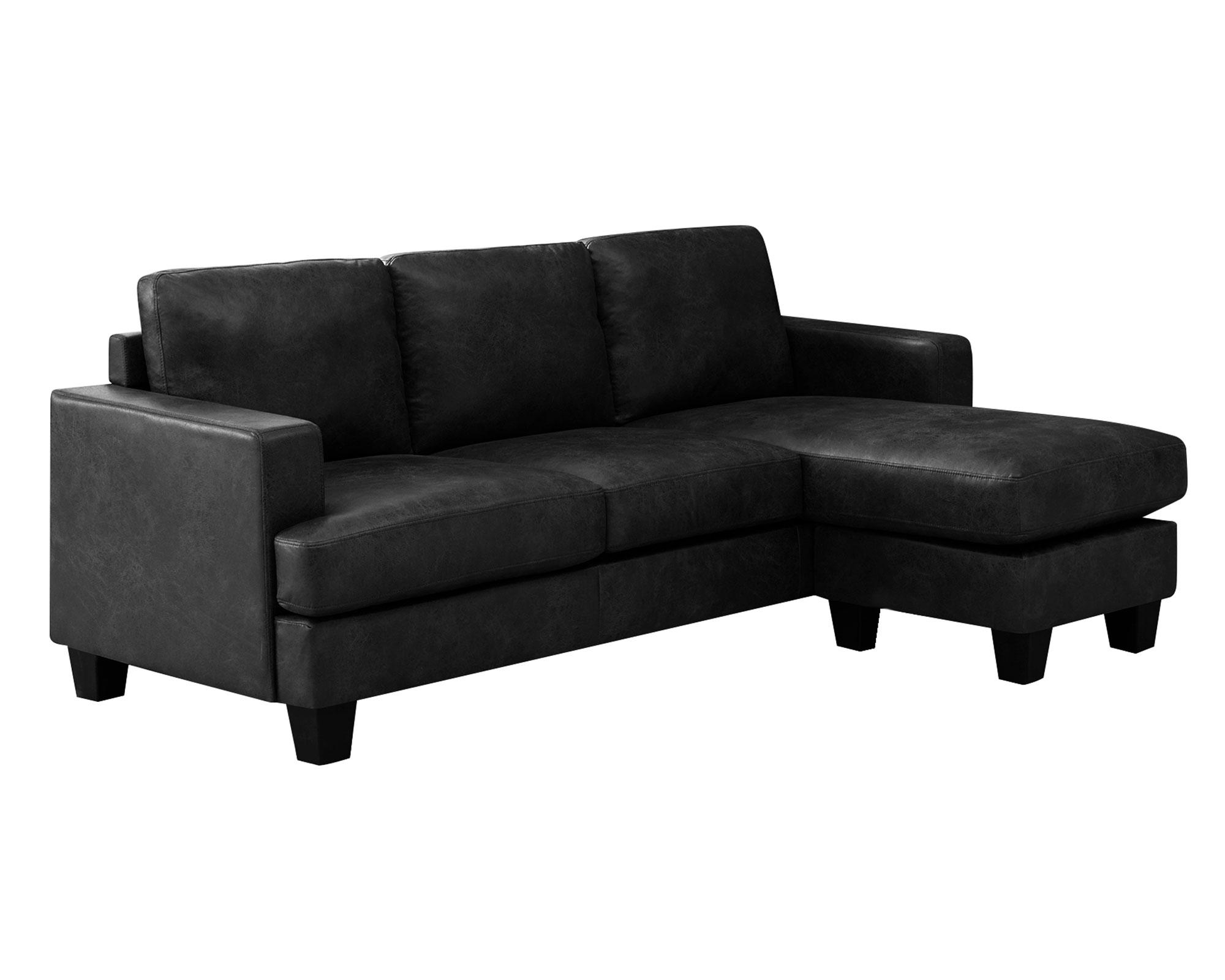 Sofá seccional Roger negro M+Design-1