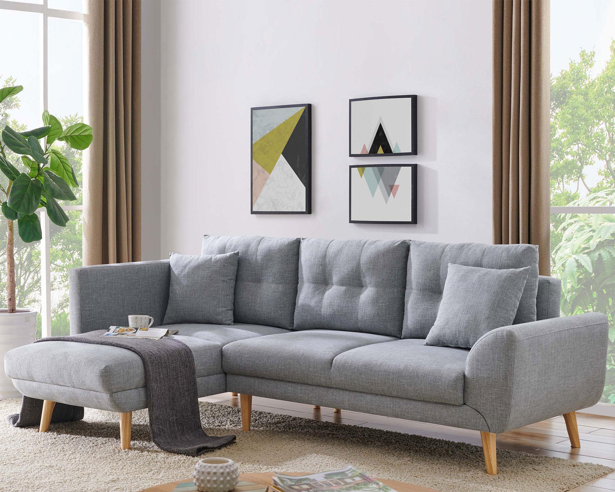 Sofá seccional Suzie gris M+Design-3