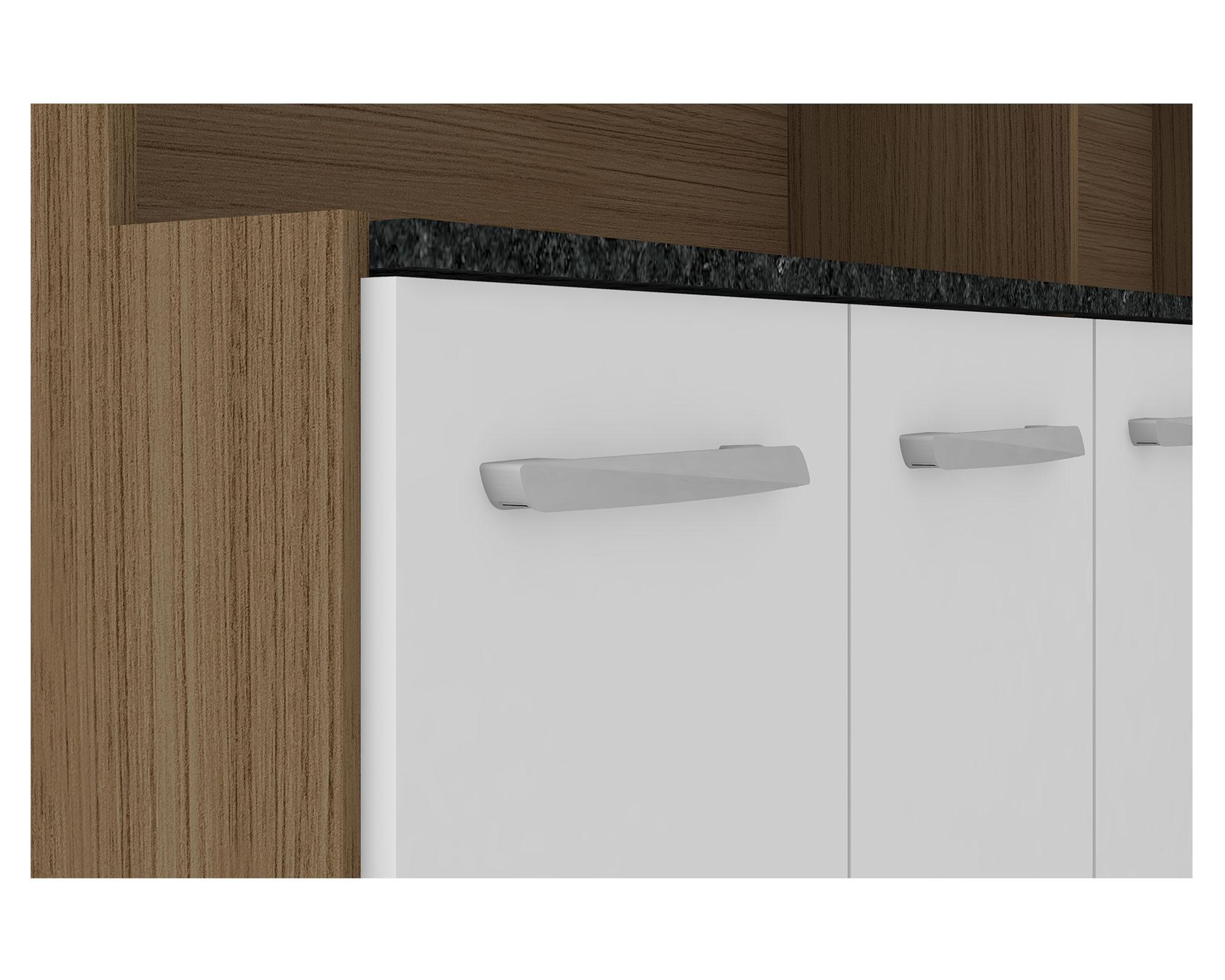 Kit cocina 12 puertas 1 cajón Coll carvalho/blanco Home Mobili-5