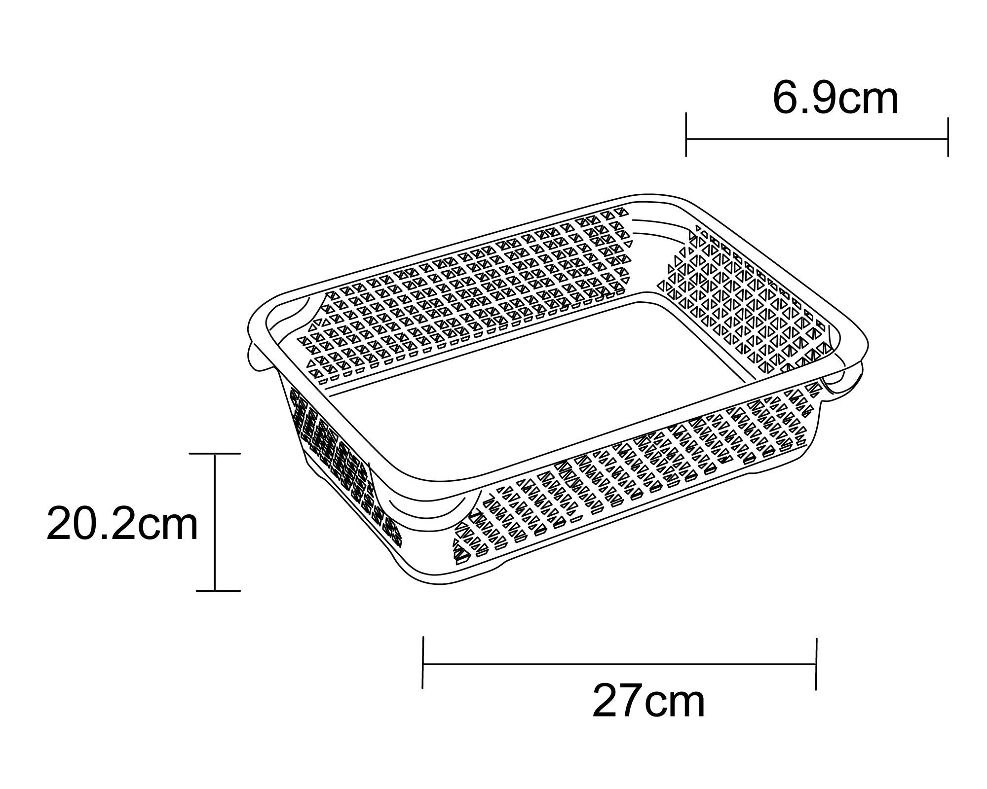 Organizador multiuso 2,25 litros transparente Cotidiana.-2