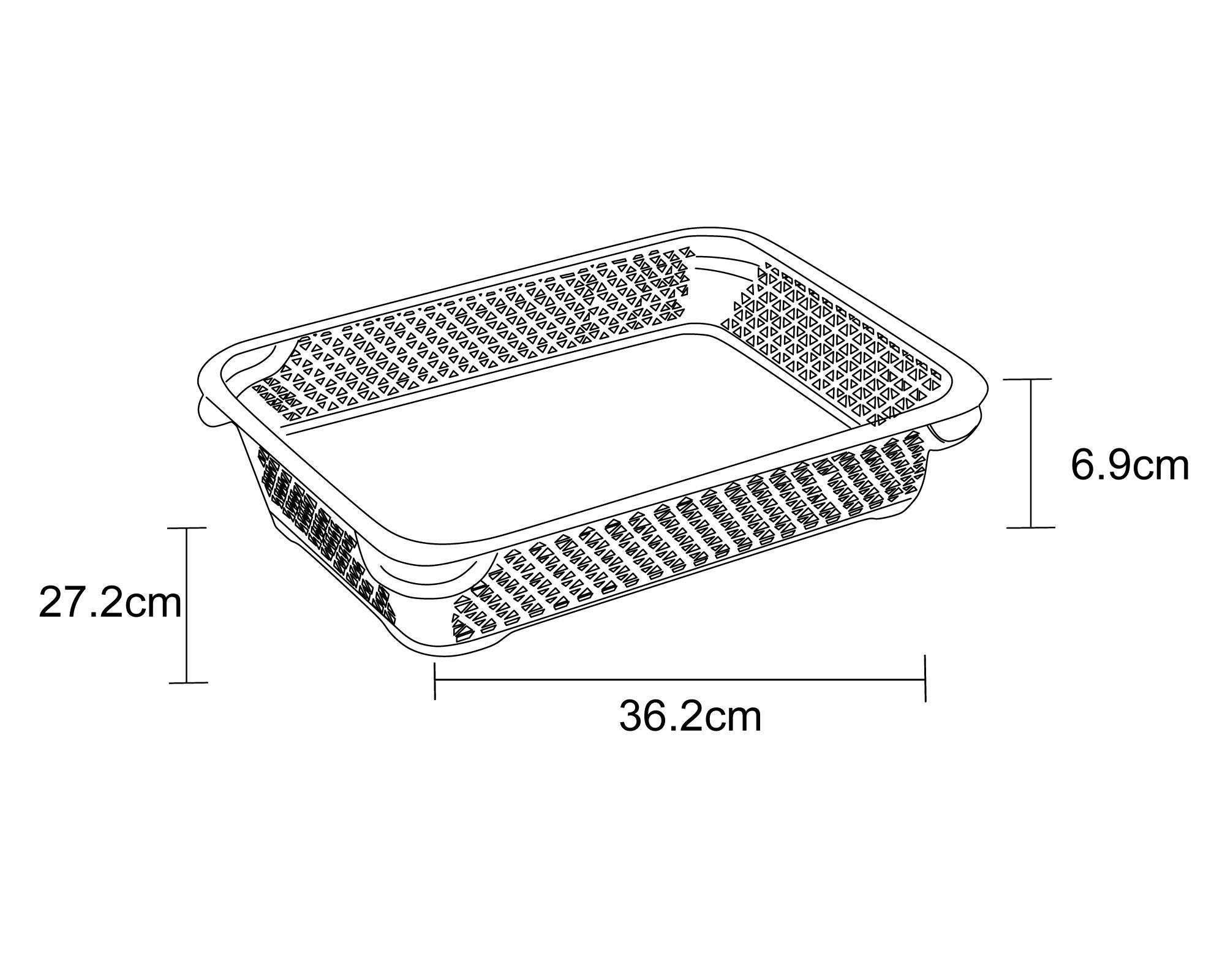 Organizador multiuso 4,5 litros transparente Cotidiana.-2