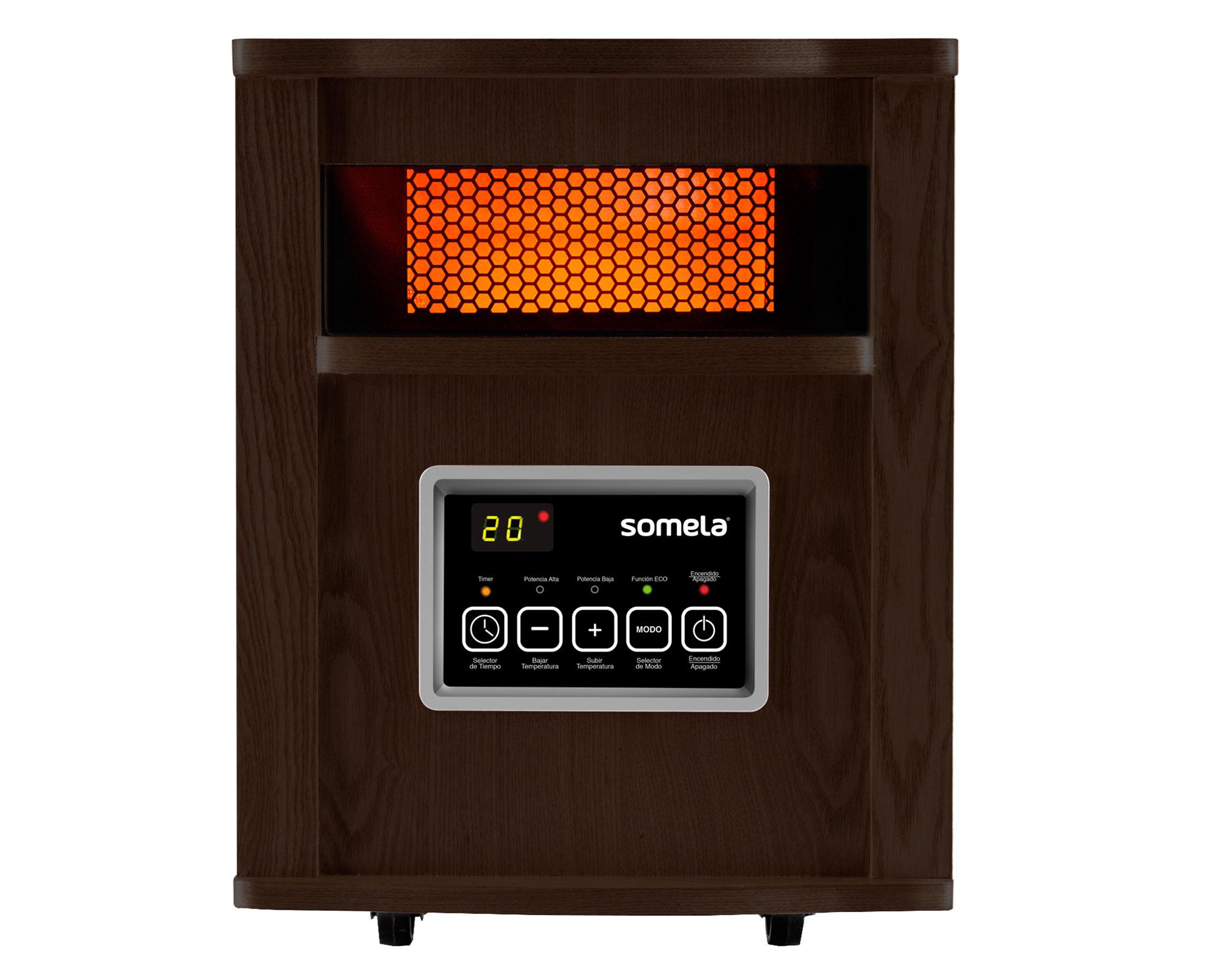 Estufa infrarroja 1500W Purezza LED 6000 Somela-0