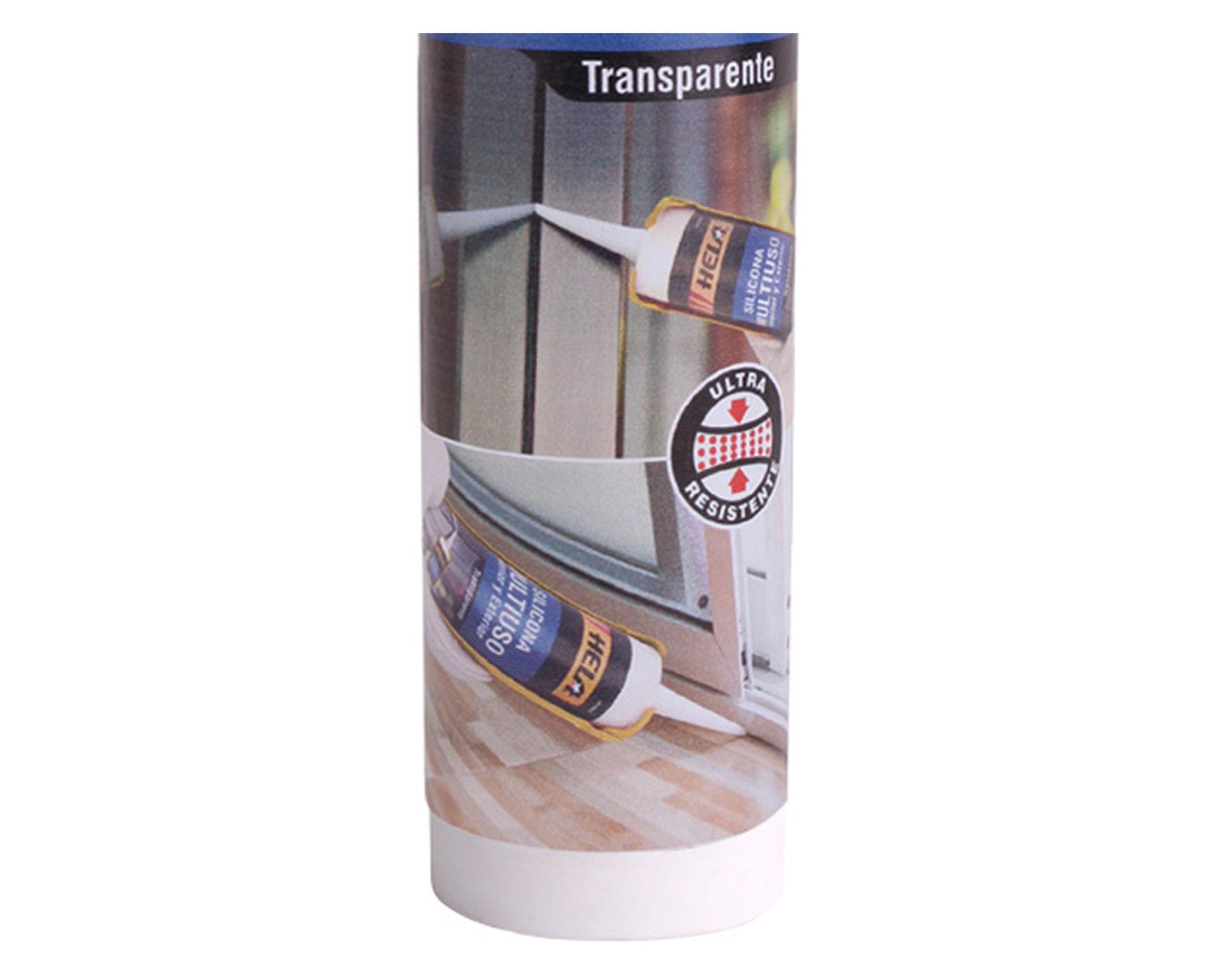 Silicona 280 ml multiuso transparente Hela-2
