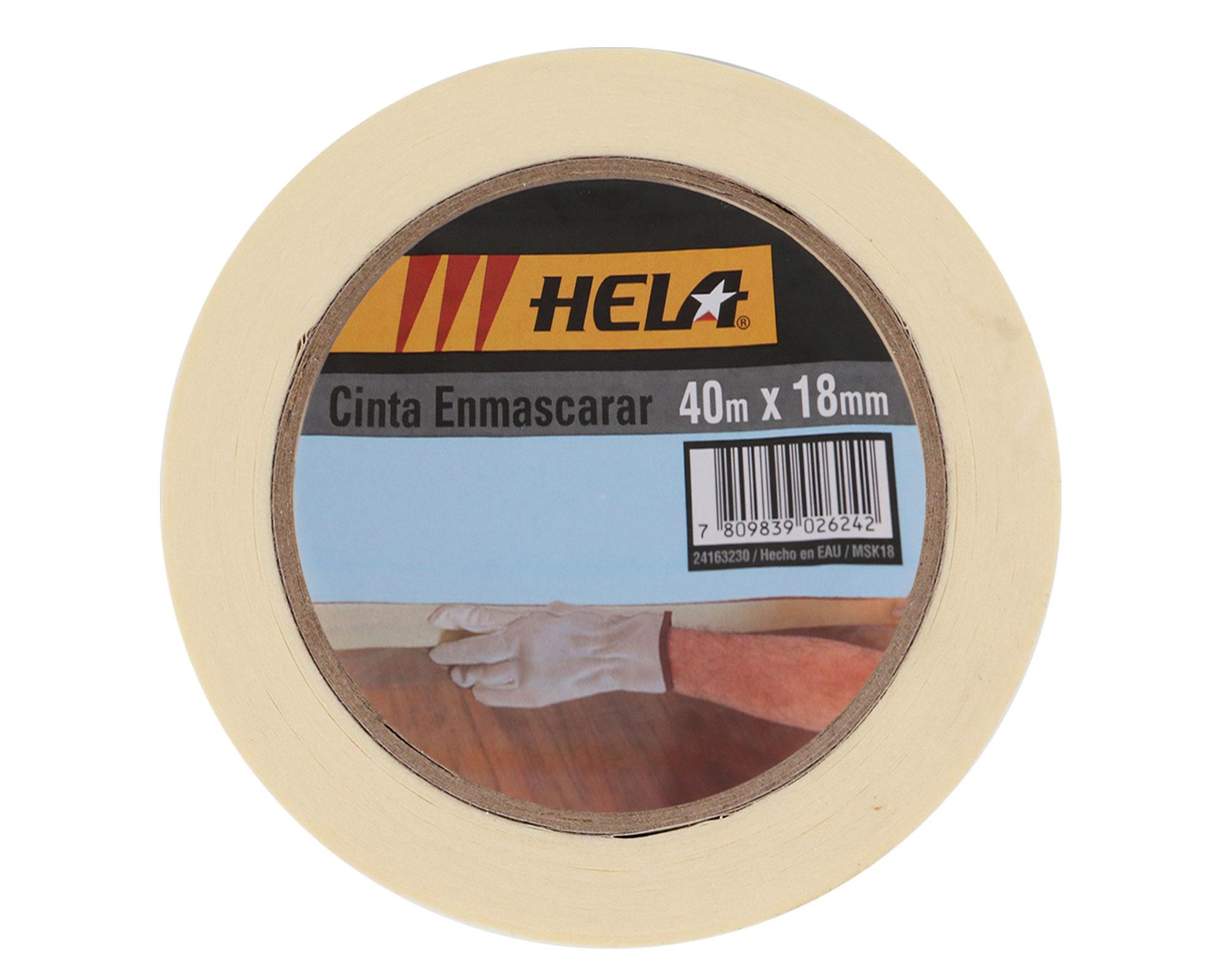 Cinta enmascarar 18 mm 40 m Hela-3