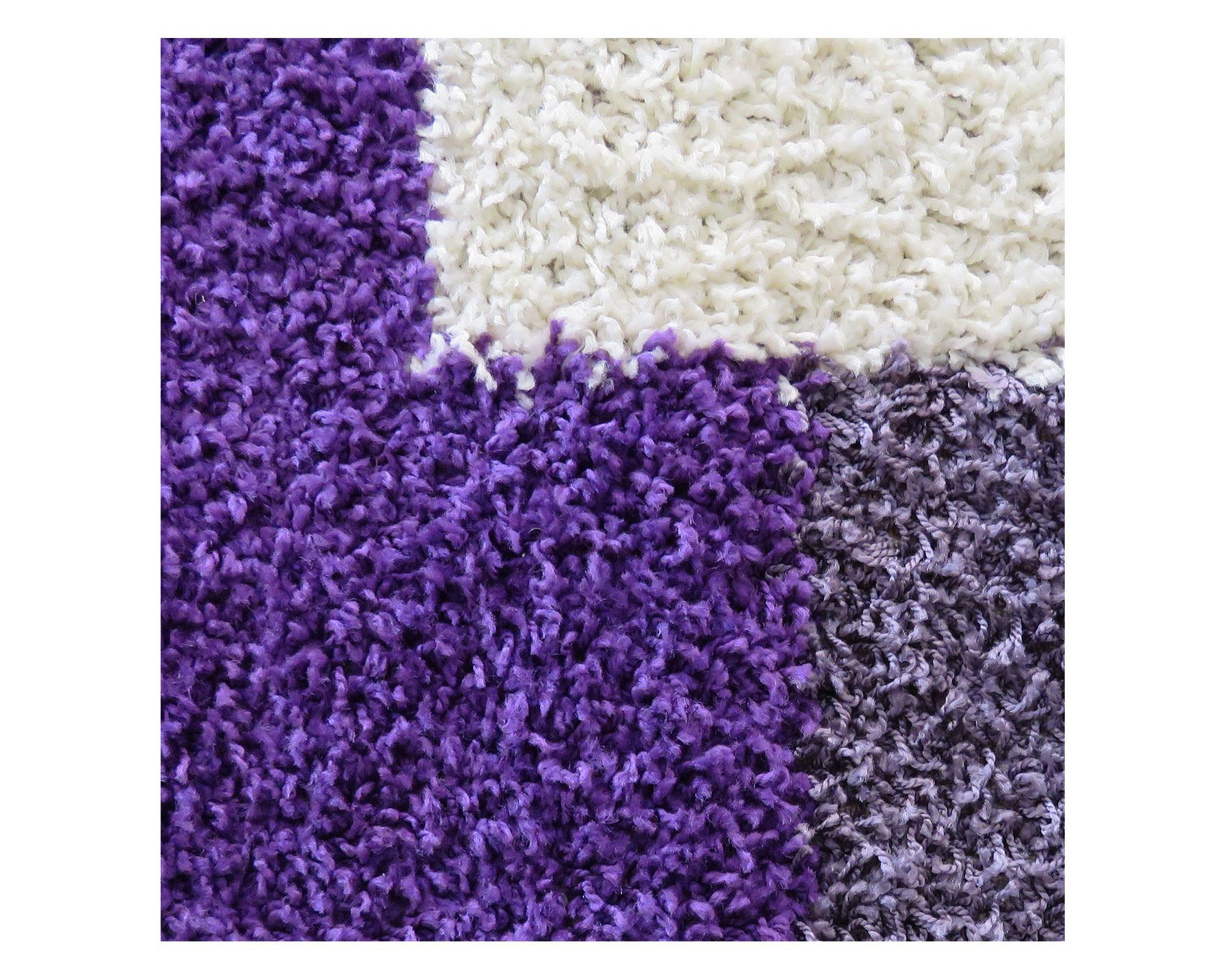 Alfombra shaggy 150x200 cm Niza D2 morado Idetex-1