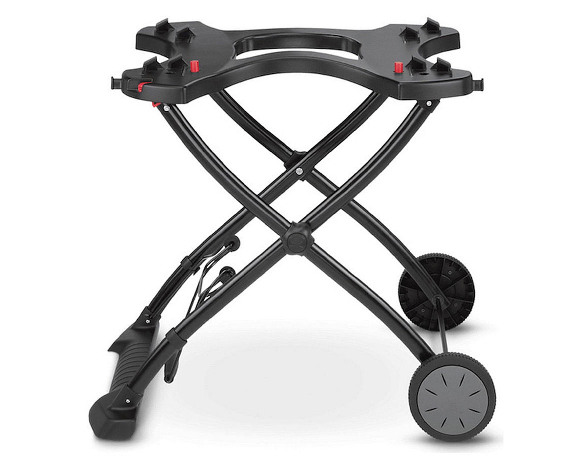 Parrilla a gas 1 quemador Q1200 negro + carro base Weber-3