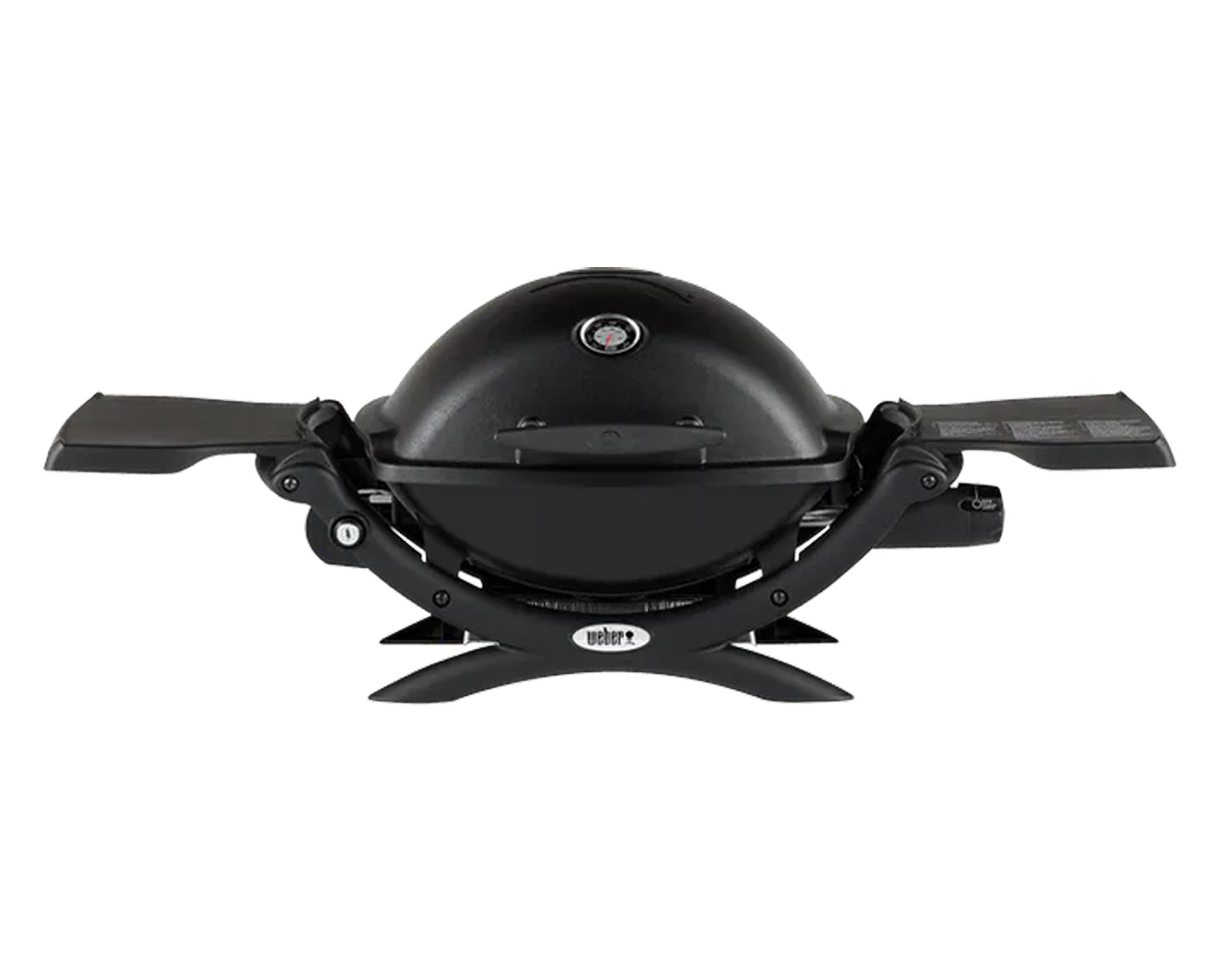 Parrilla a gas 1 quemador Q1200 negro + carro base Weber-1