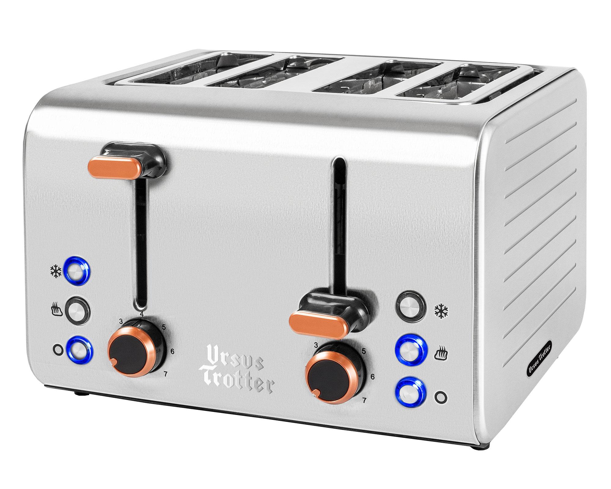 Tostador 4 rebanadas UT-ECKART4 plateado Ursus Trotter-0