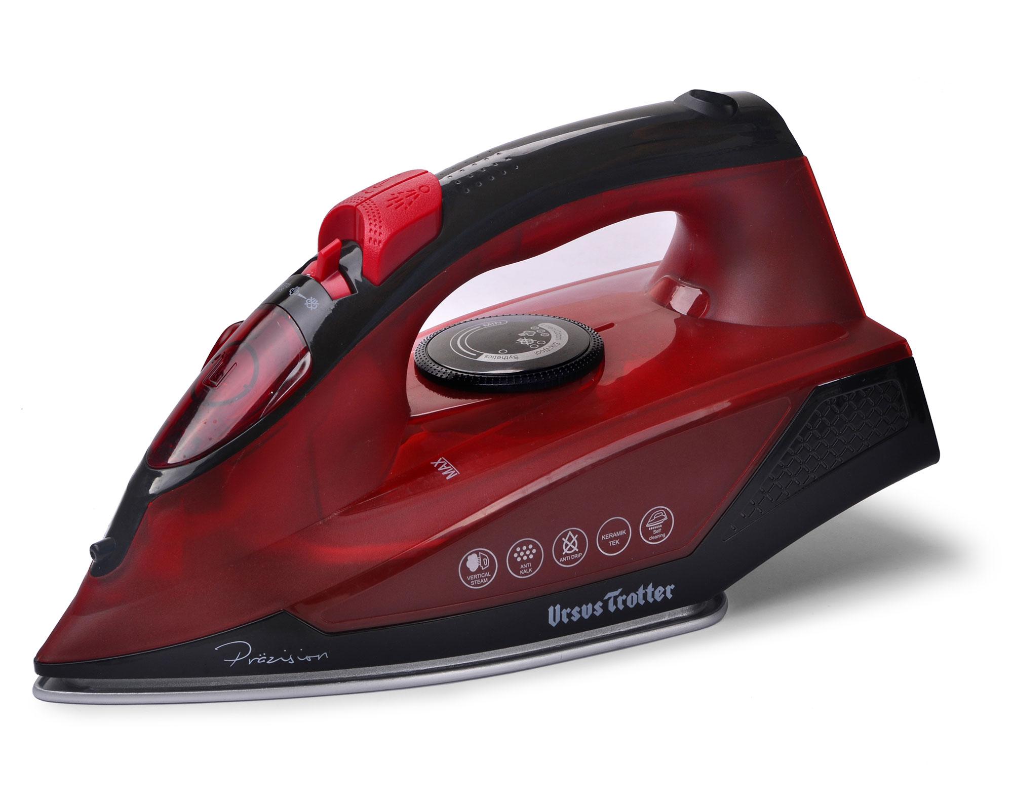 Plancha a vapor 2200W UT-DUNST negro/rojo Ursus Trotter-0