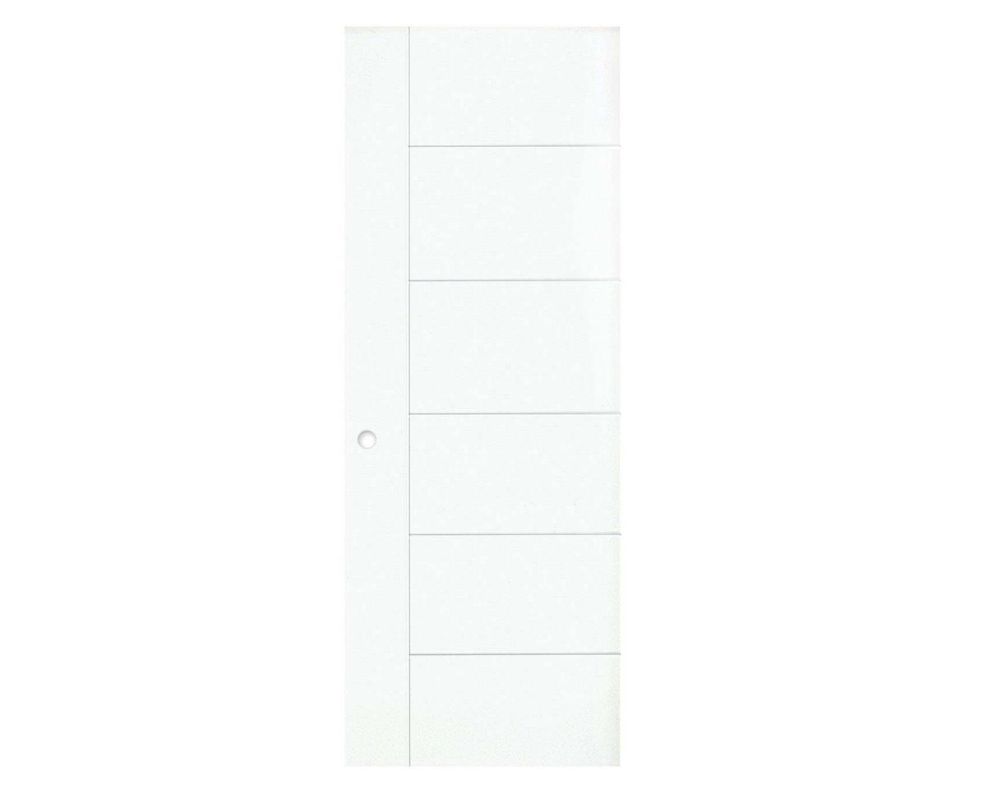 Puerta Interior Rosario HDF 90x200 cm con perforación Masonite-1