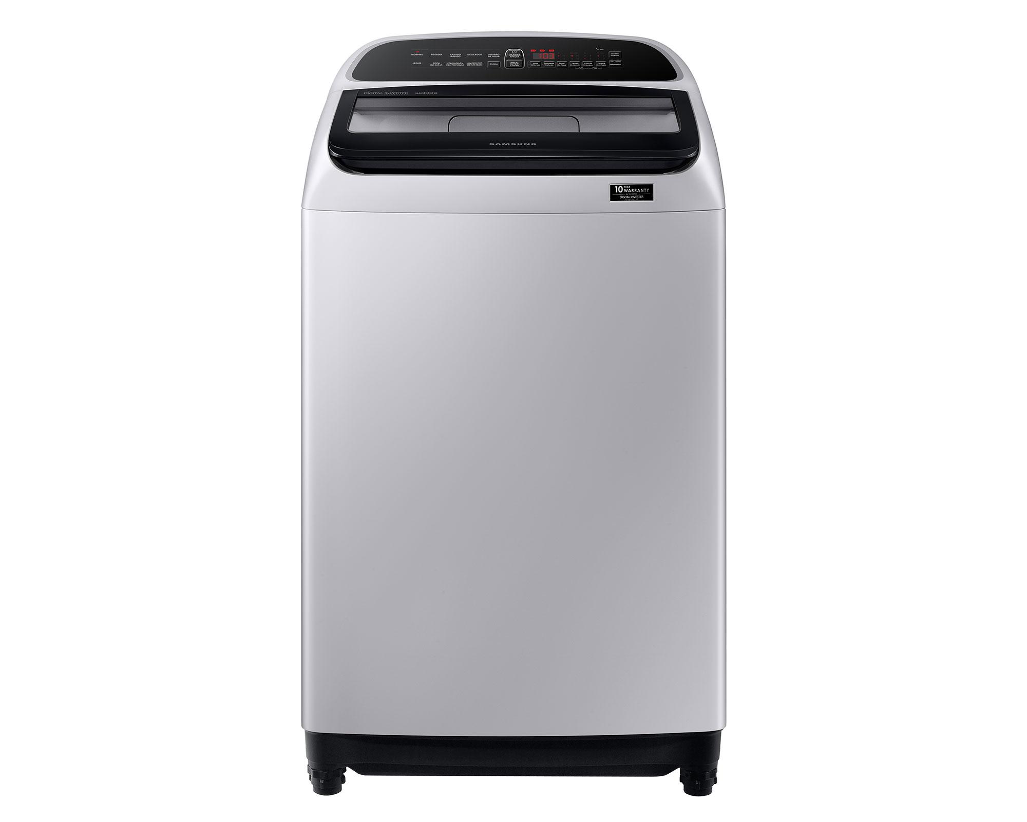 Lavadora carga superior 13 kg WA13T5260BY/ZS gris Samsung-0