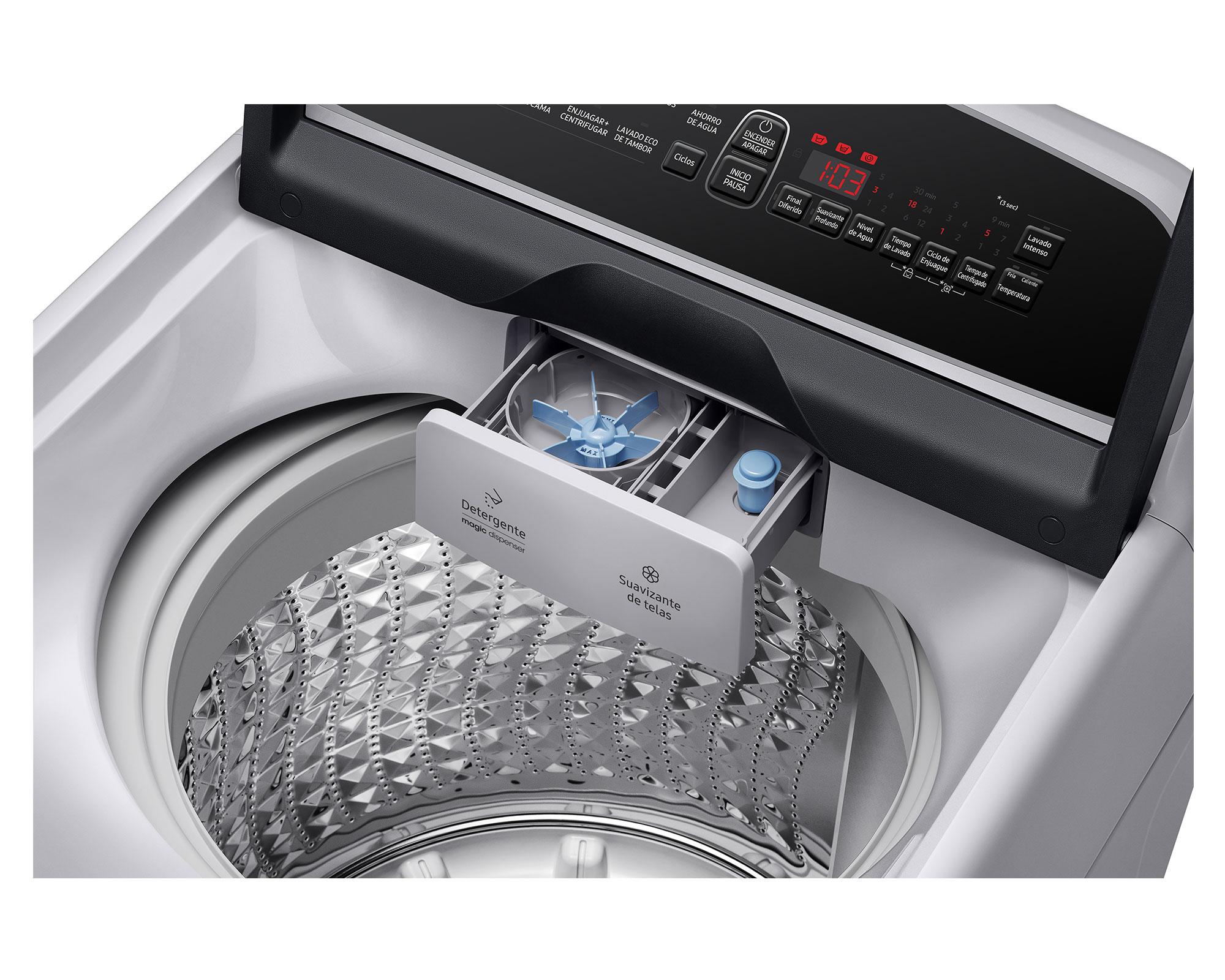 Lavadora carga superior 13 kg WA13T5260BY/ZS gris Samsung-7