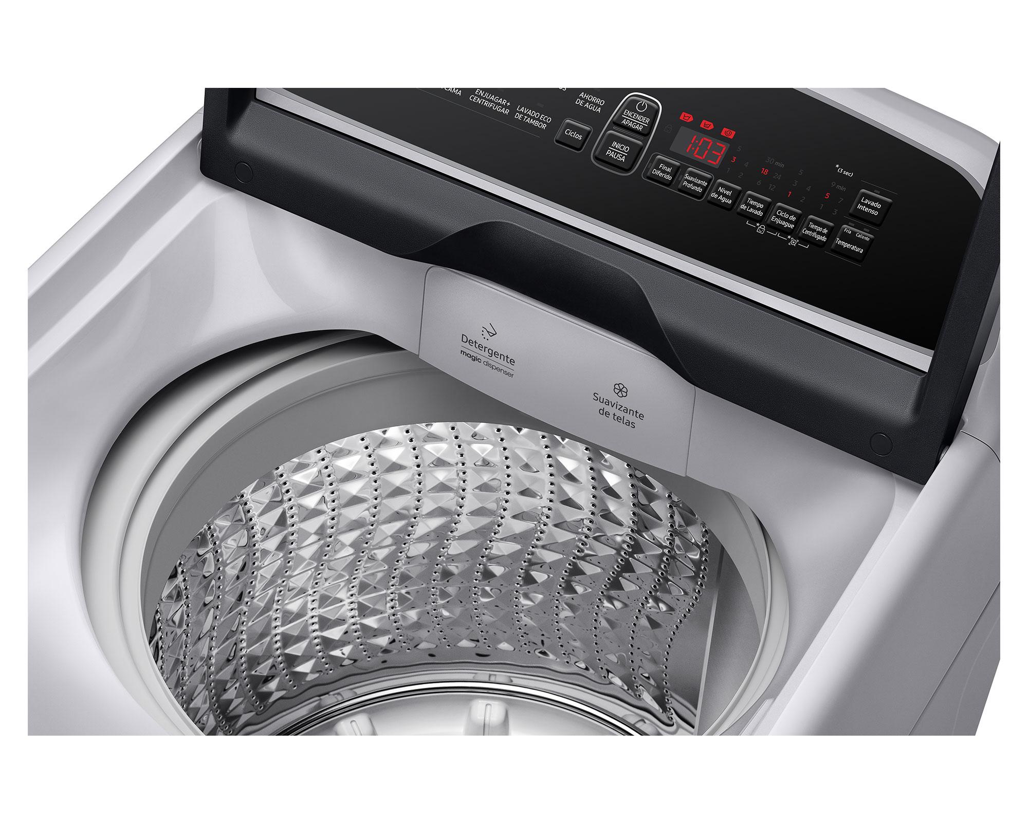 Lavadora carga superior 13 kg WA13T5260BY/ZS gris Samsung-6