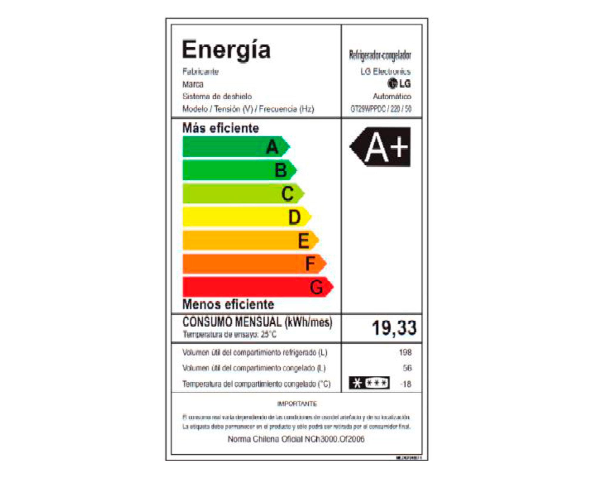 Refrigerador no frost 254 litros GT29WPPDC silver LG-14