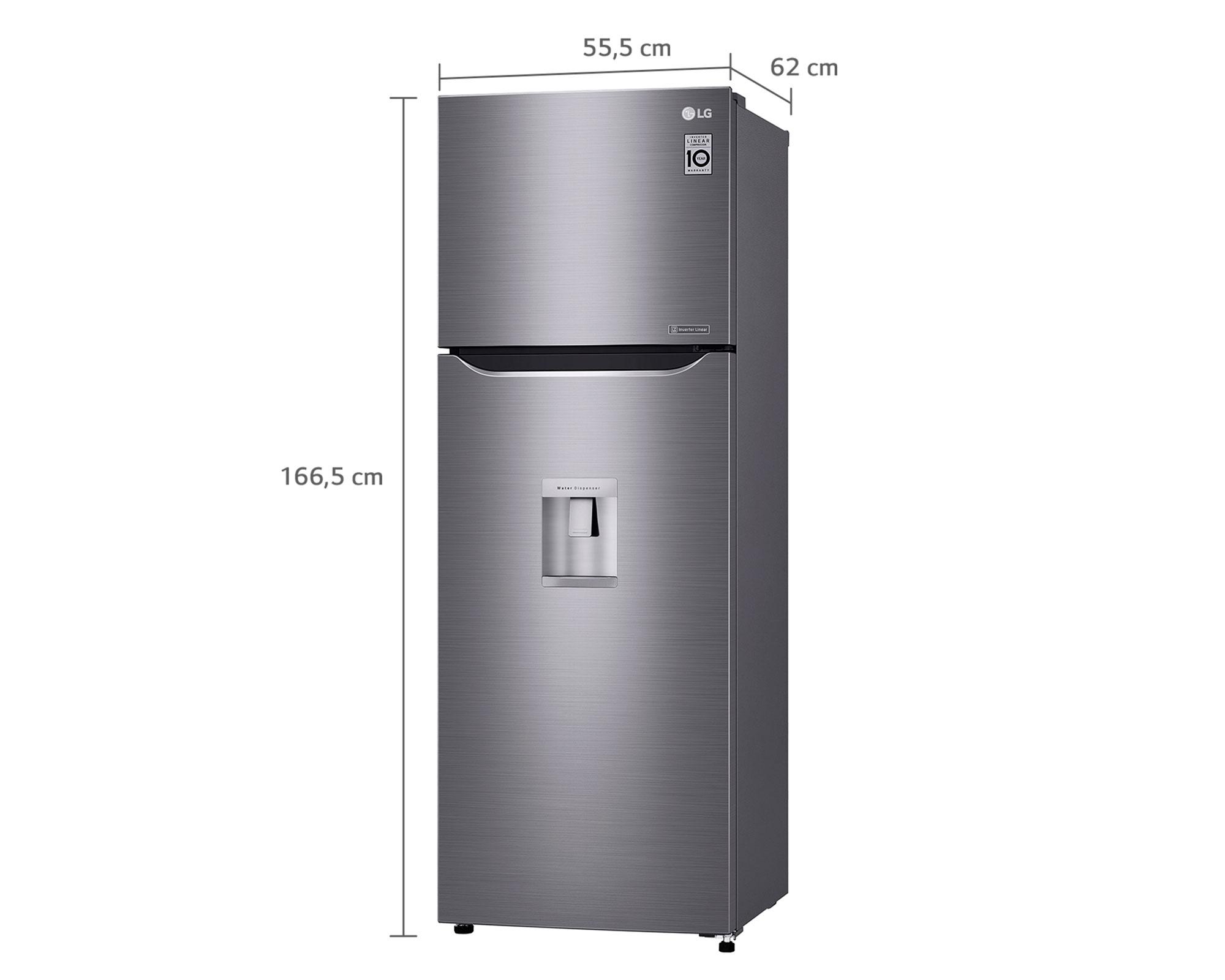 Refrigerador no frost 254 litros GT29WPPDC silver LG-9