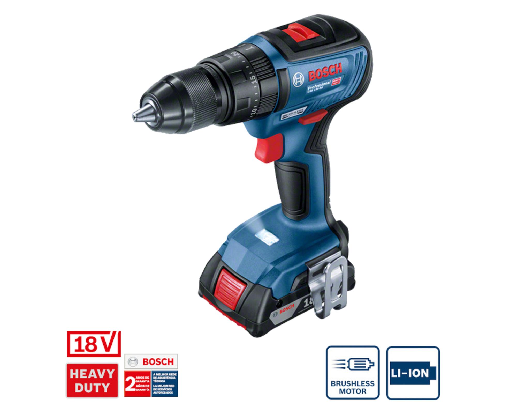 Taladro percutor 18V 13 mm GSB 18V-50 azul-1