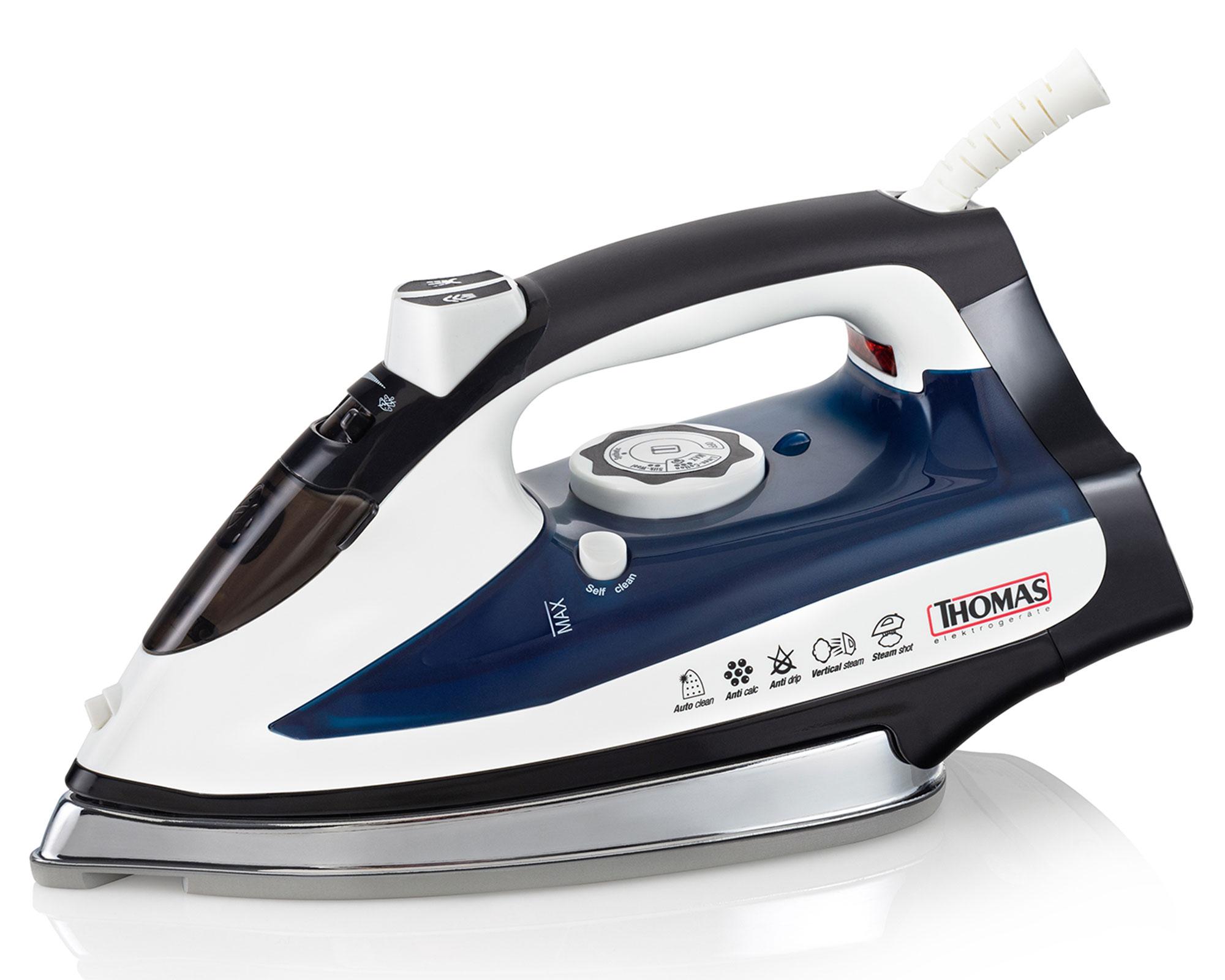 Plancha a vapor TH-7170 2200 W azul-0