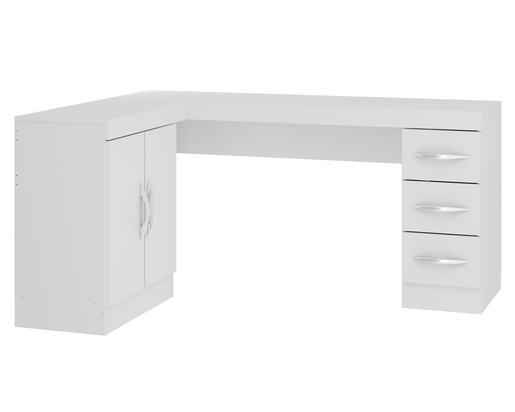 Escritorio esquinero blanco 2 Altavision-0