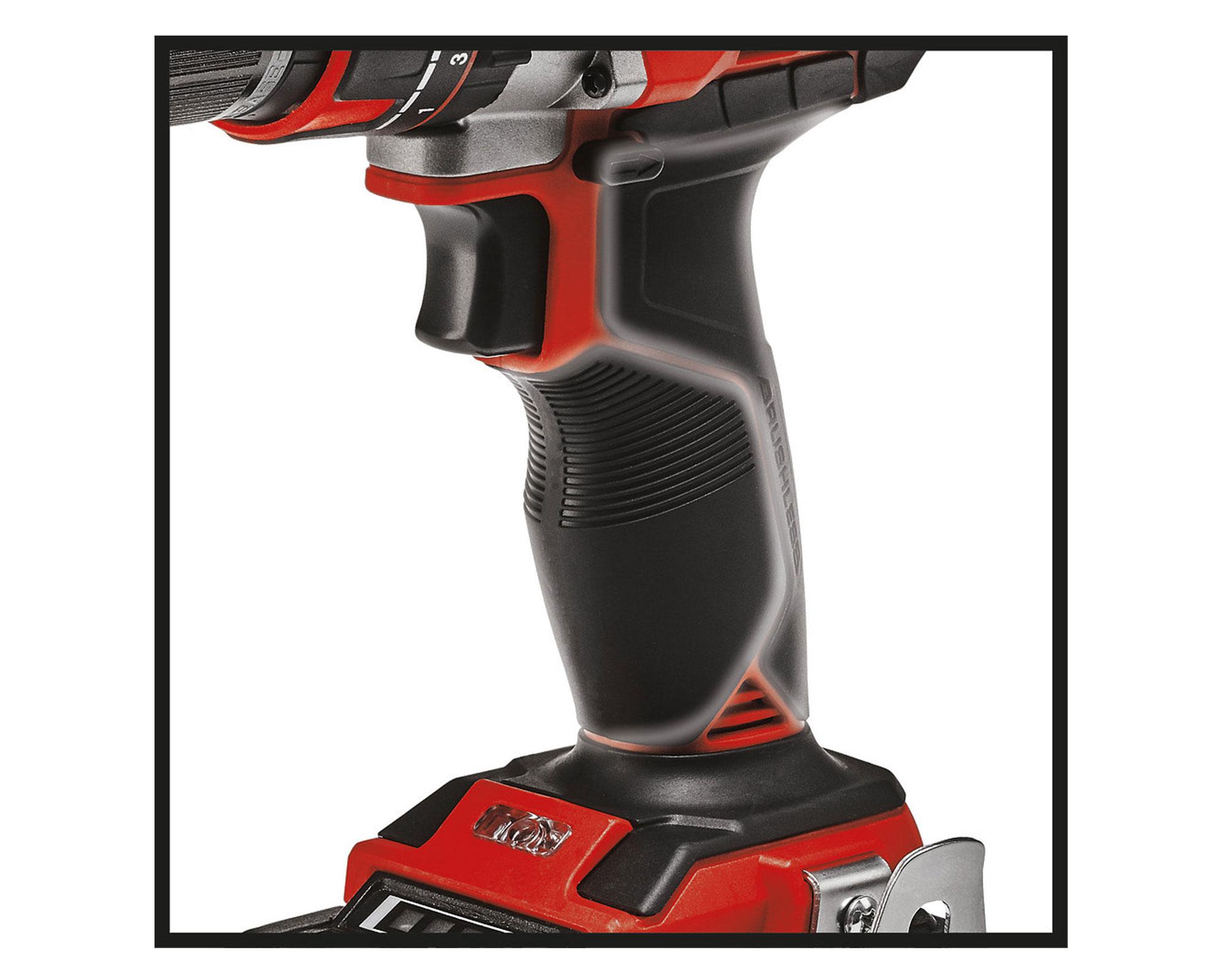 Taladro inalámbrico 18V 13 mm + 2 baterías 2,0 Ah Einhell.-6