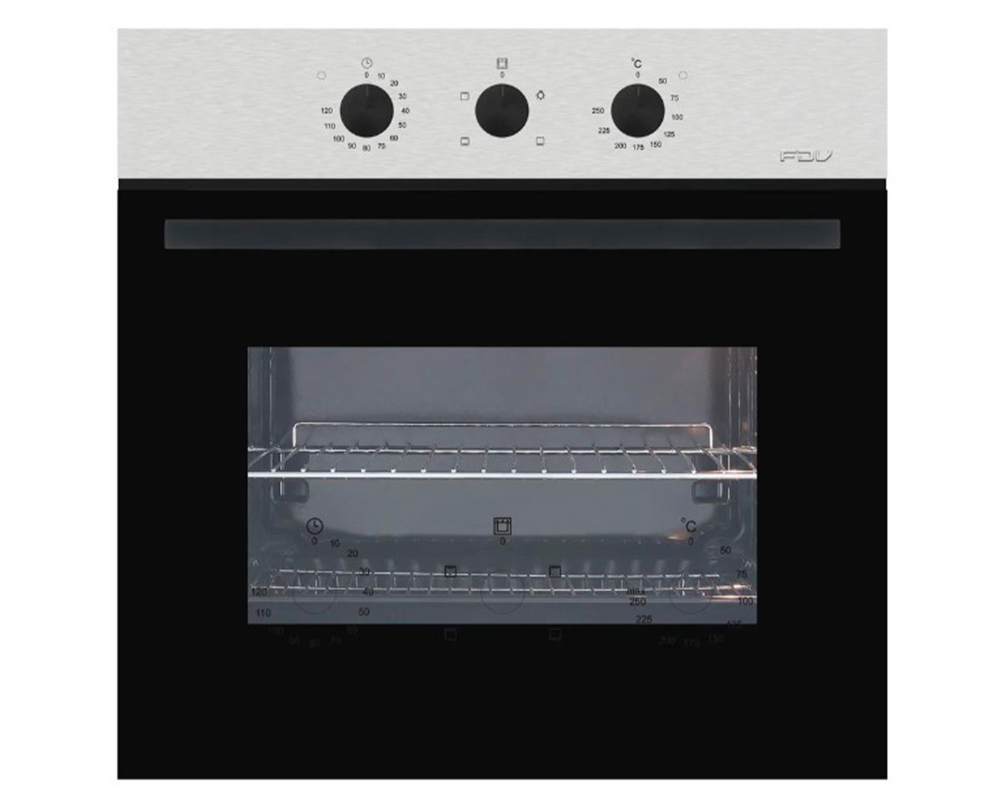 Horno eléctrico empotrado Design acero 60 lt-0