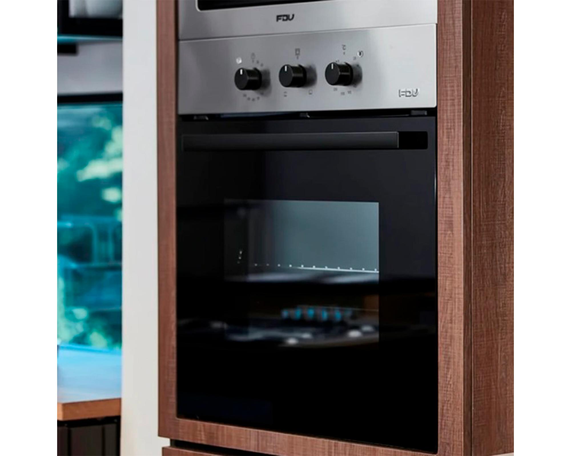 Horno eléctrico empotrado Design acero 60 lt-4