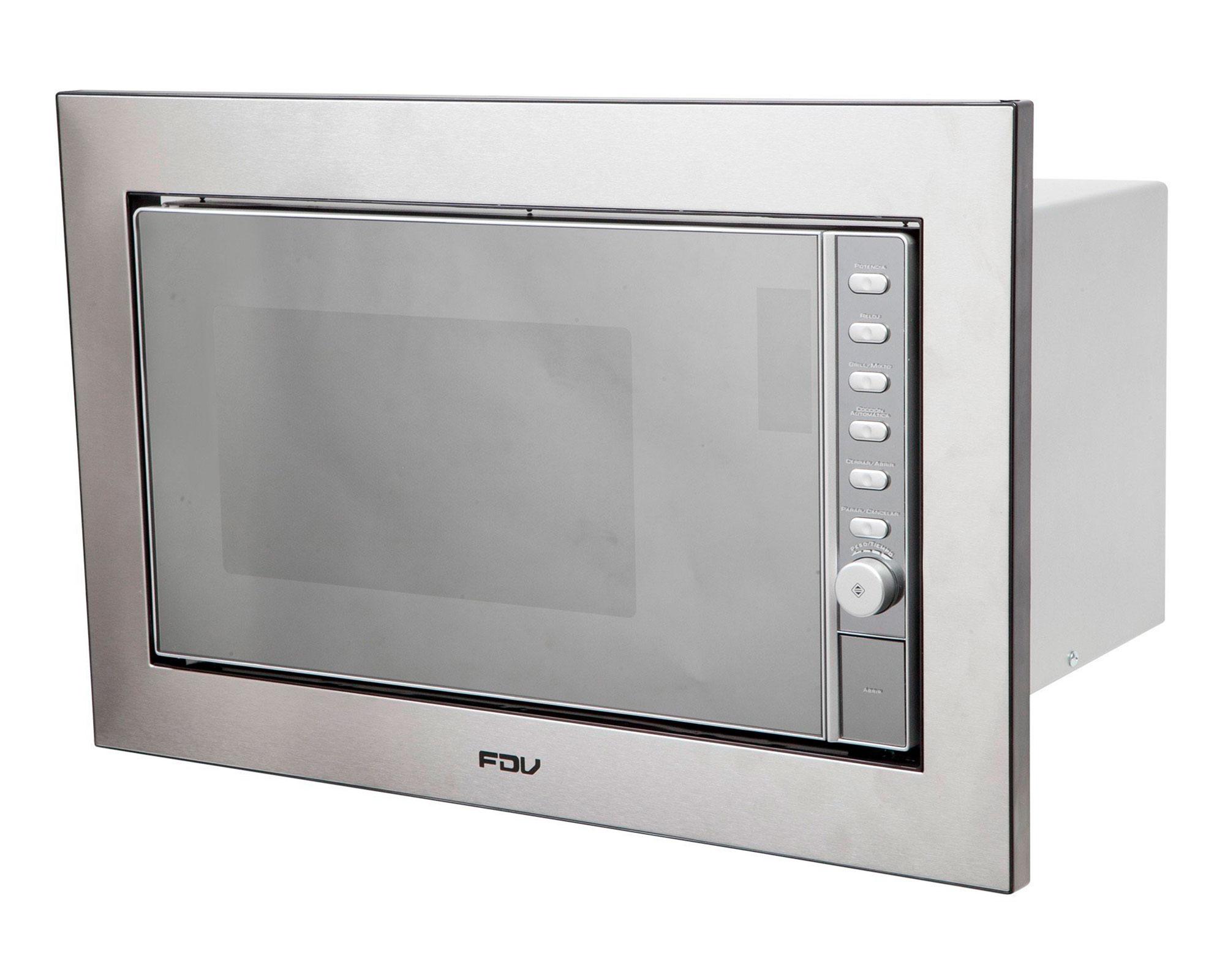 Microondas empotrable 25 litros inox FDV-1