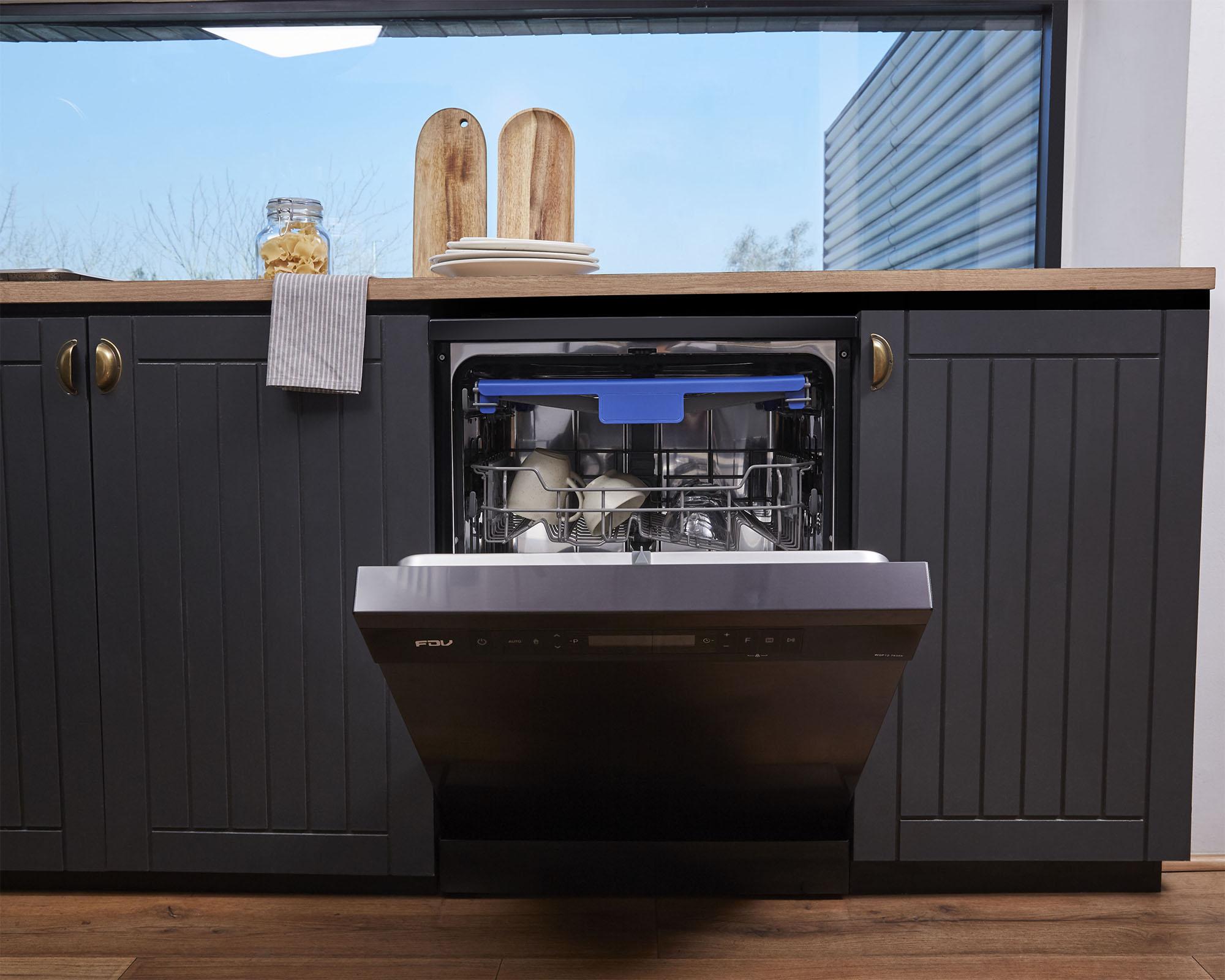 Lavavajillas Prestige negro 14 cubiertos-3