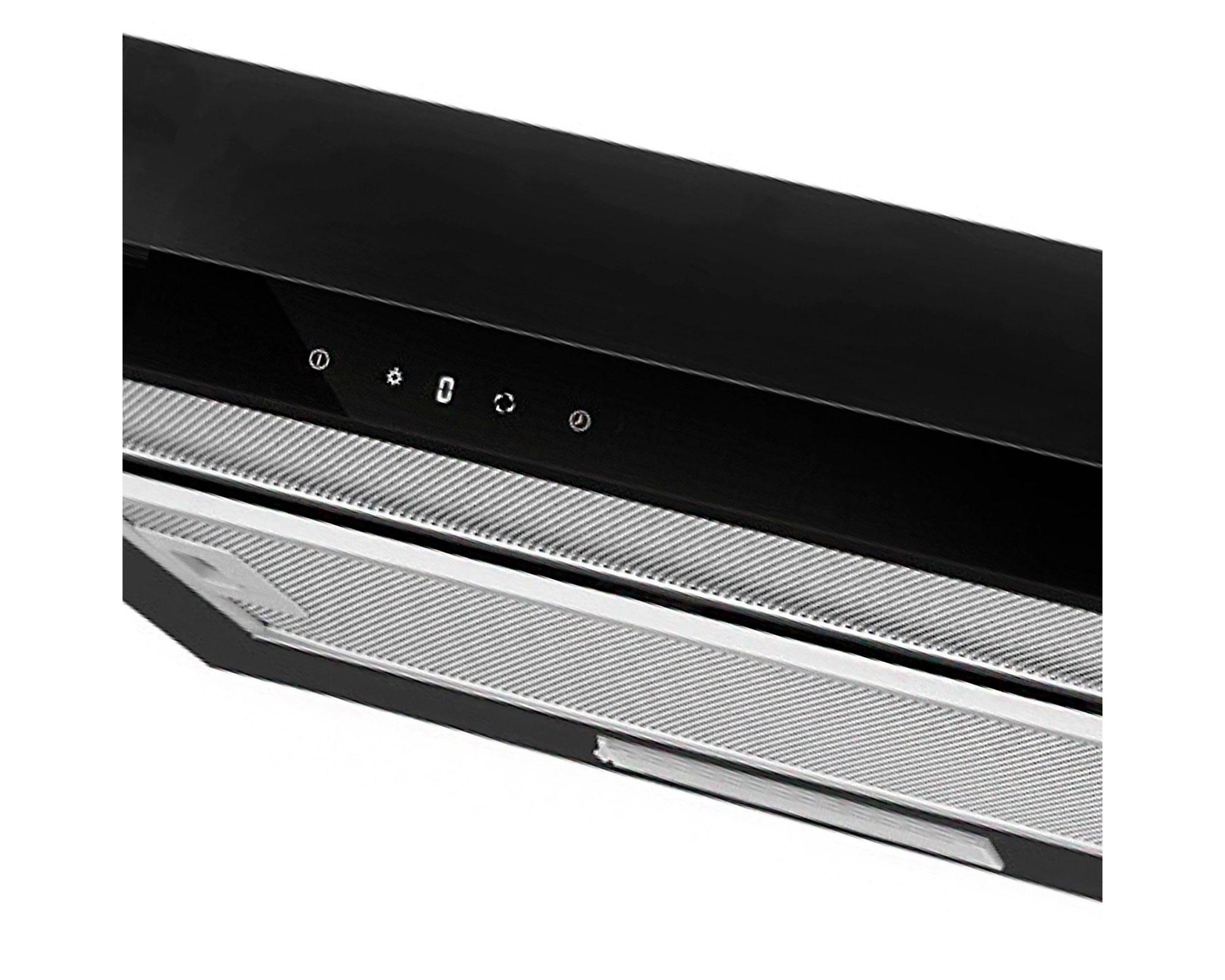 Campana retráctil 241W Twin negro FDV-2