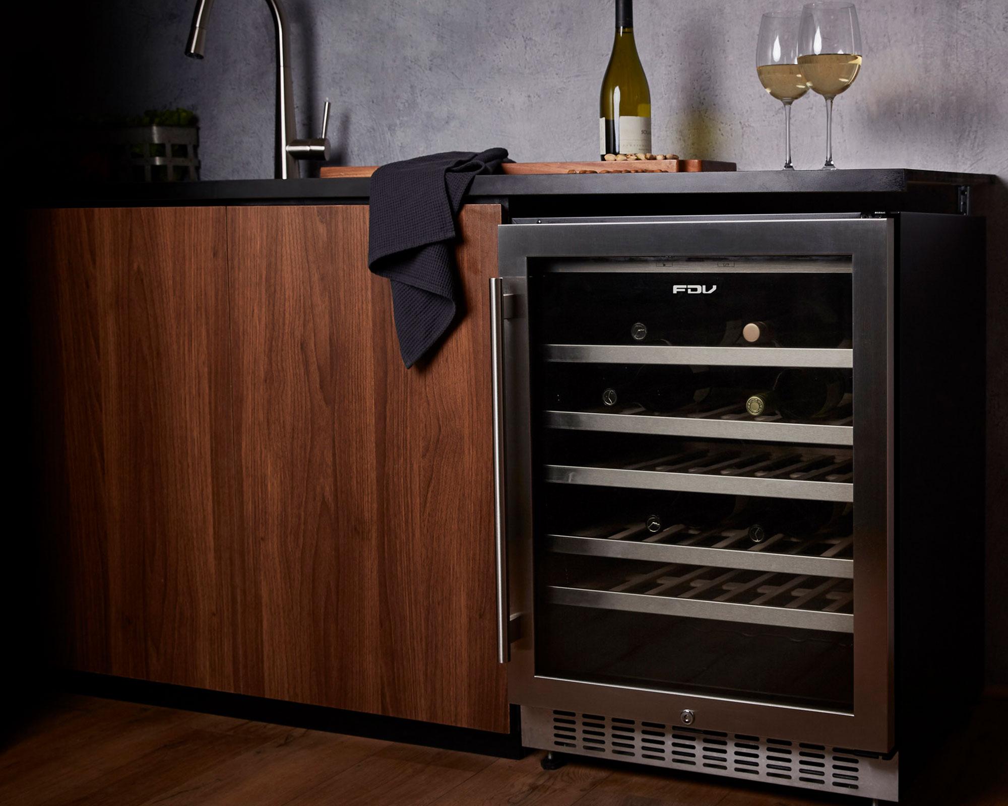 Cava de vino 54 botellas Expert 54 gris FDV-3