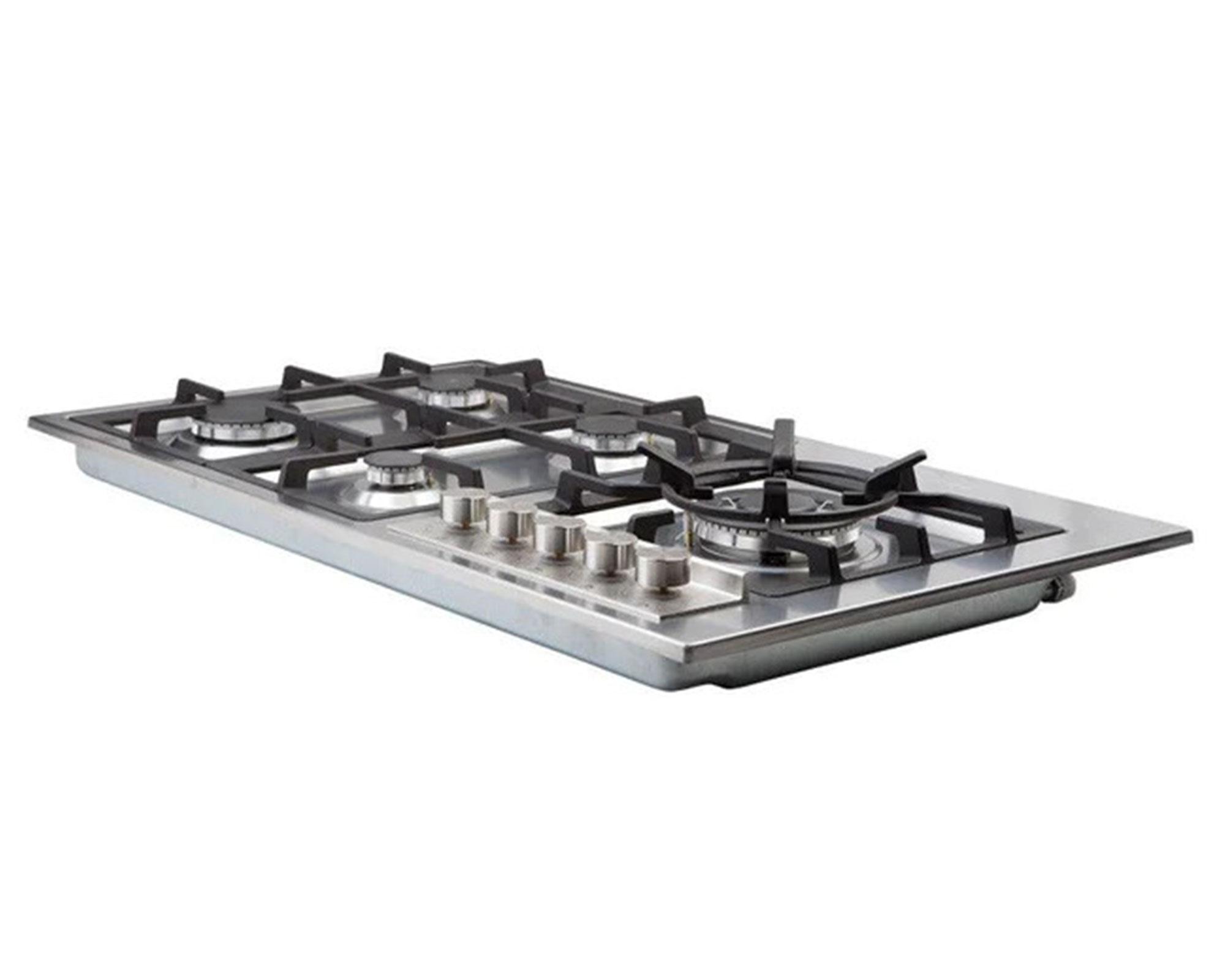 Encimera a gas 5 quemadores Deluxe Elite 95 BUT inox FDV-2