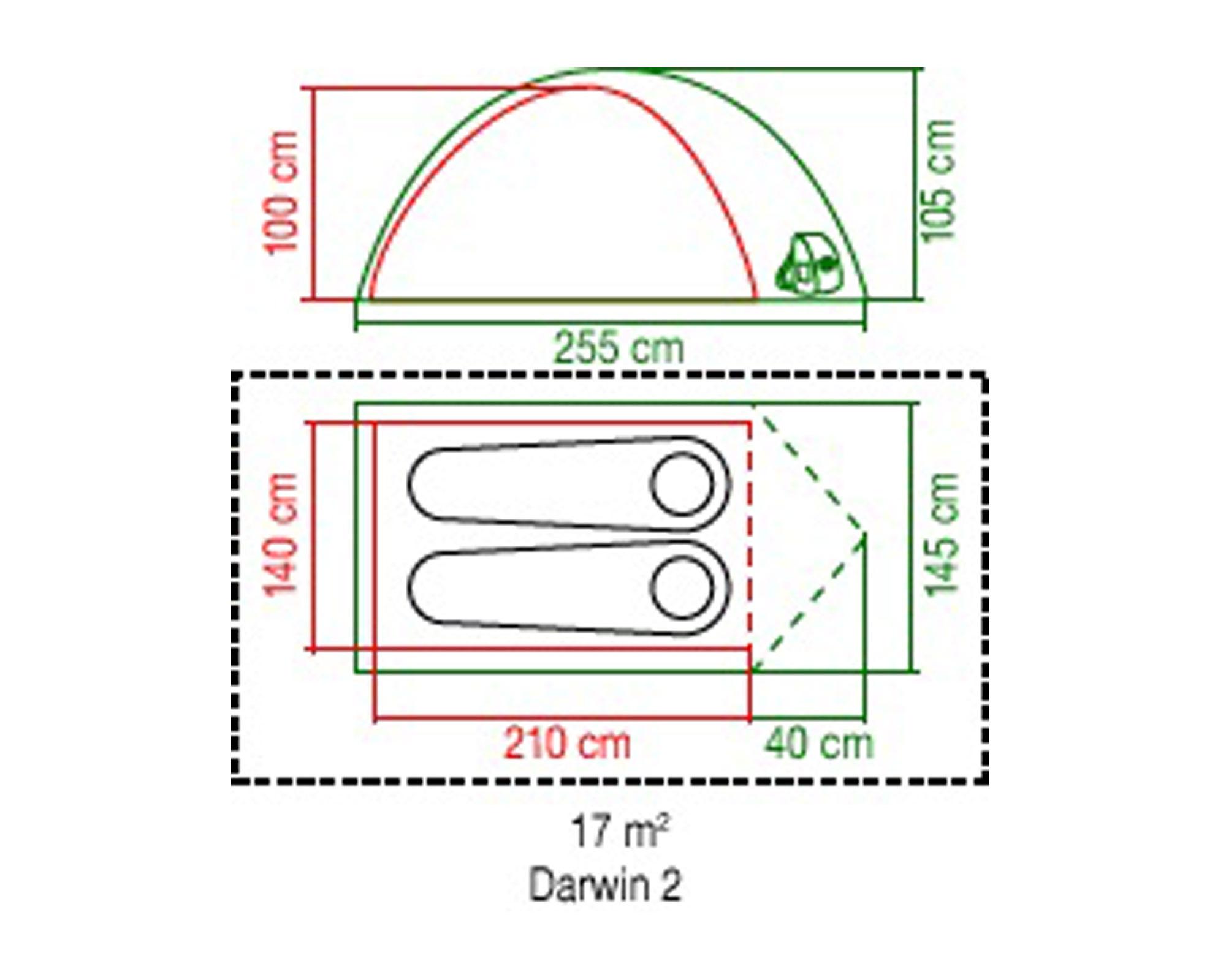 Carpa 2 personas Darwin Coleman-5